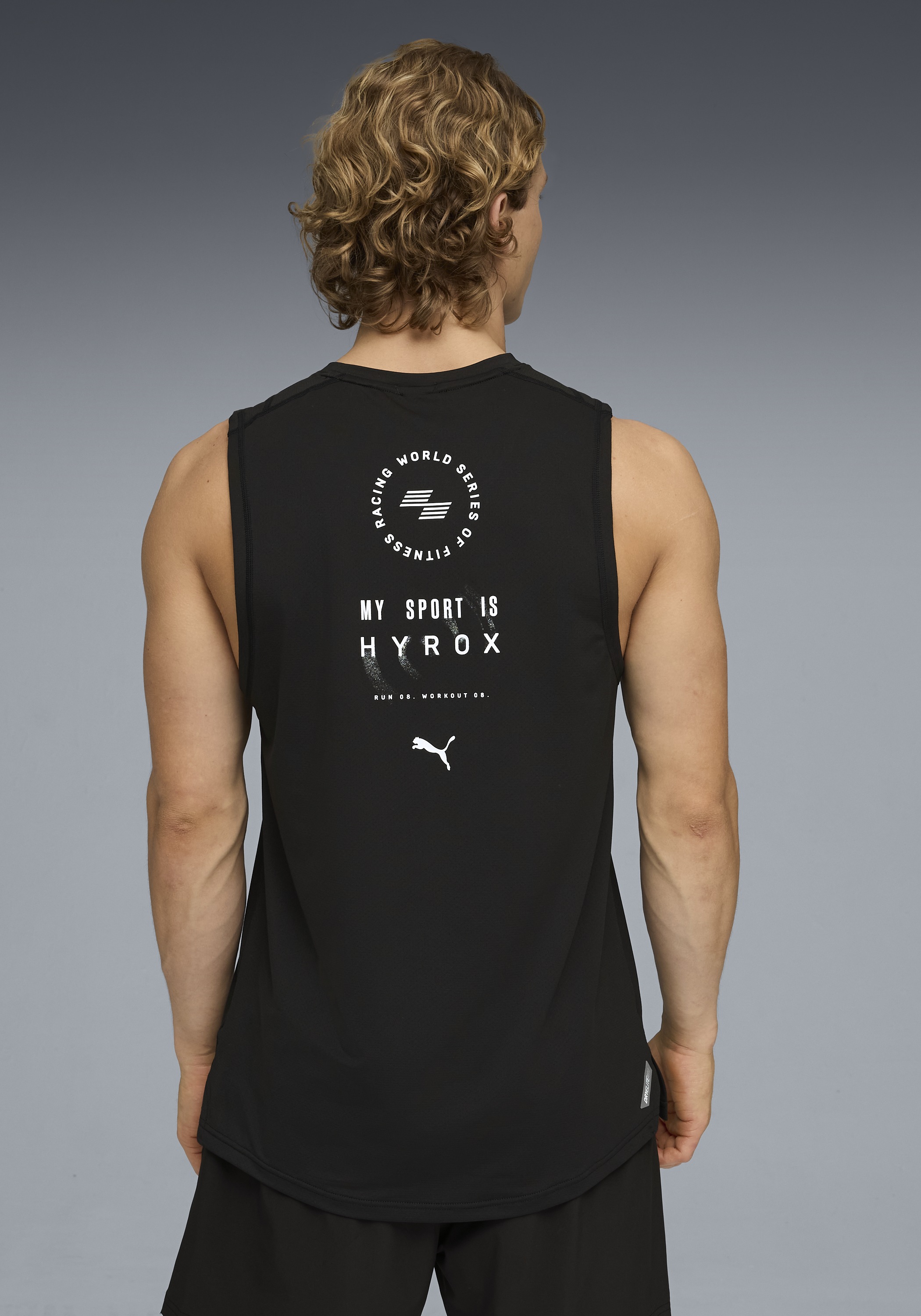 PUMA Tanktop "M X HYROX DRYELITE TRAINING TANK" ärmelloses Design, sportlic günstig online kaufen