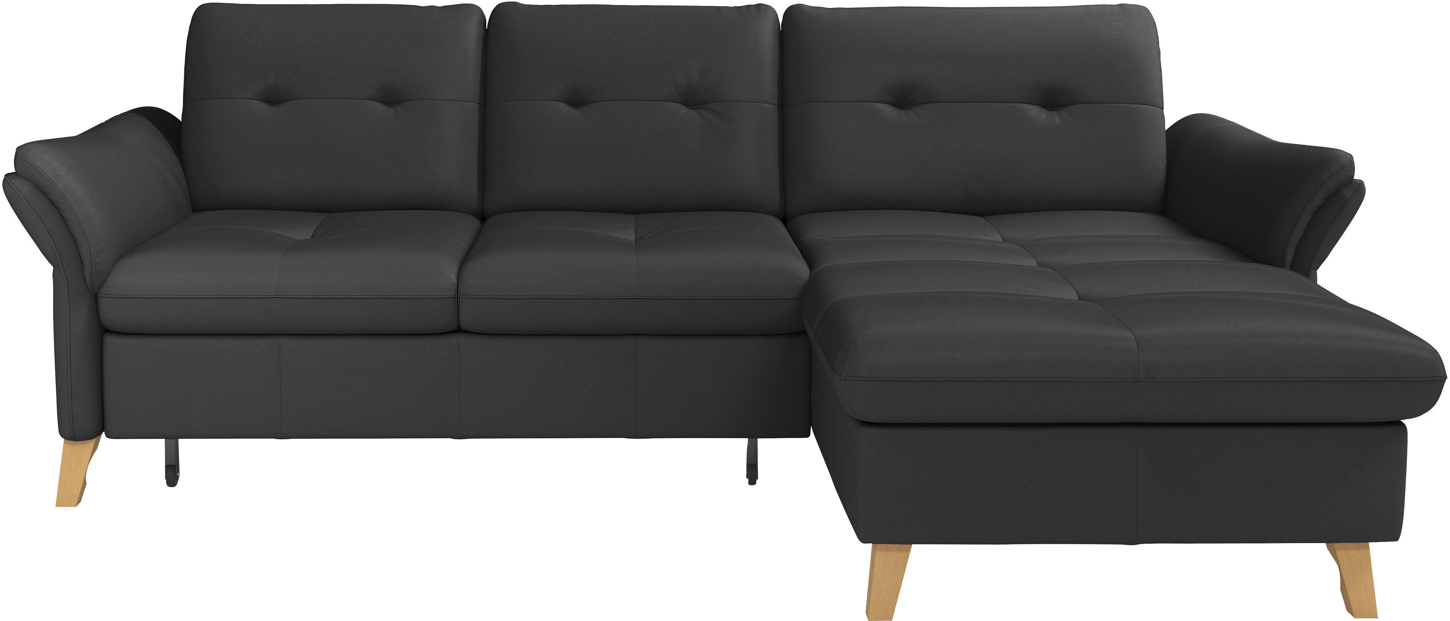 sit&more Ecksofa "Göteborg" Sitztiefenverstellung und Federkern, wahlweise mit Bettfunktion