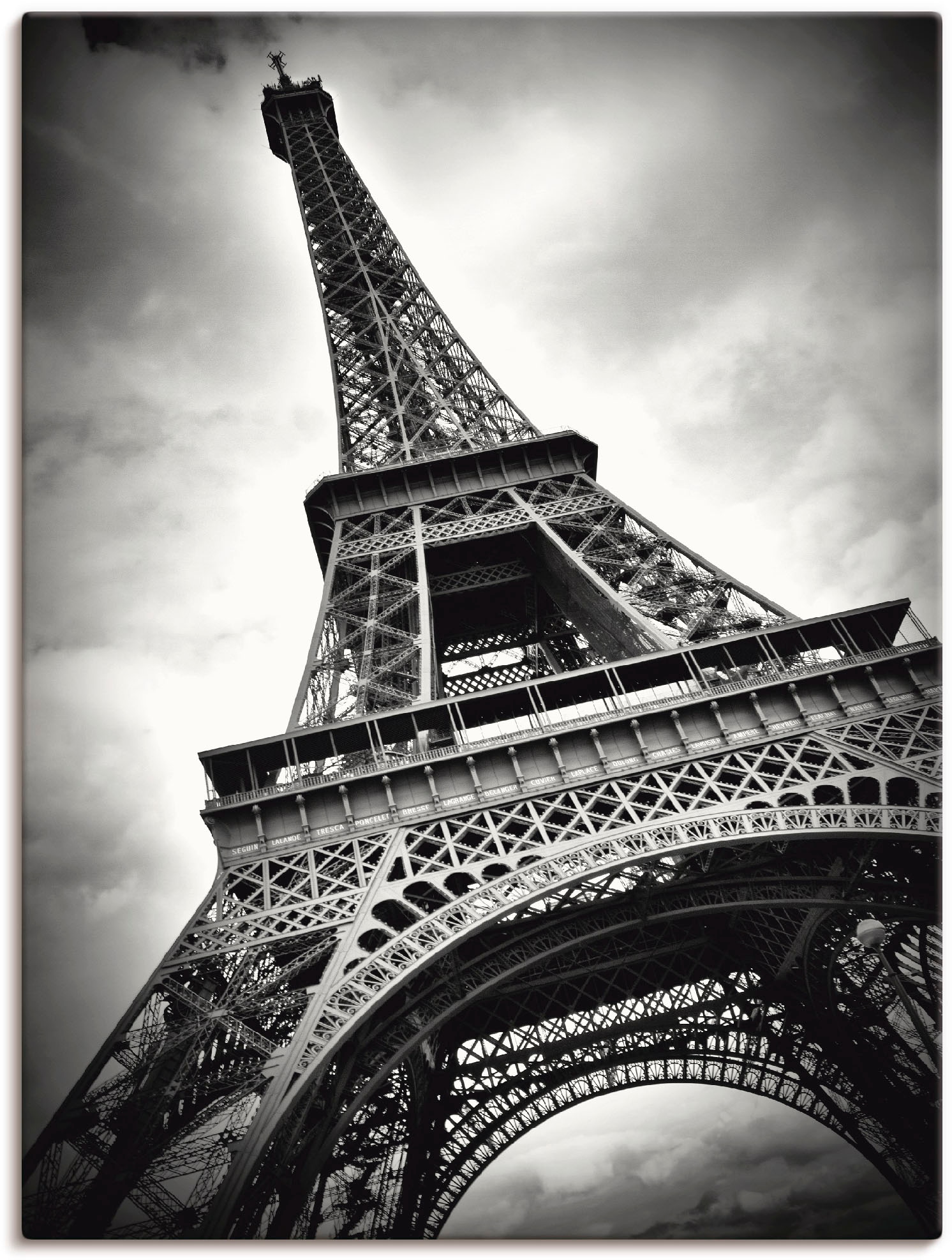 Artland Wandbild "Eiffelturm Paris" Gebäude 1 Stk. tlg. als Leinwandbild, Poster in verschied. Größen
