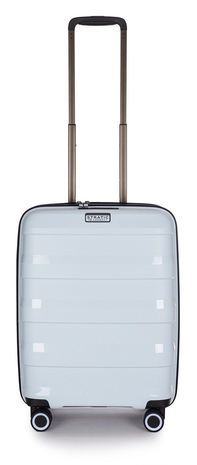 Stratic Trolley »STRAW+ Koffer S«, (1 St.), 4 Rollen, Hartschalenkoffer Trolley TSA-Zahlenschloss STRATIC CONNECT NFC-Chip