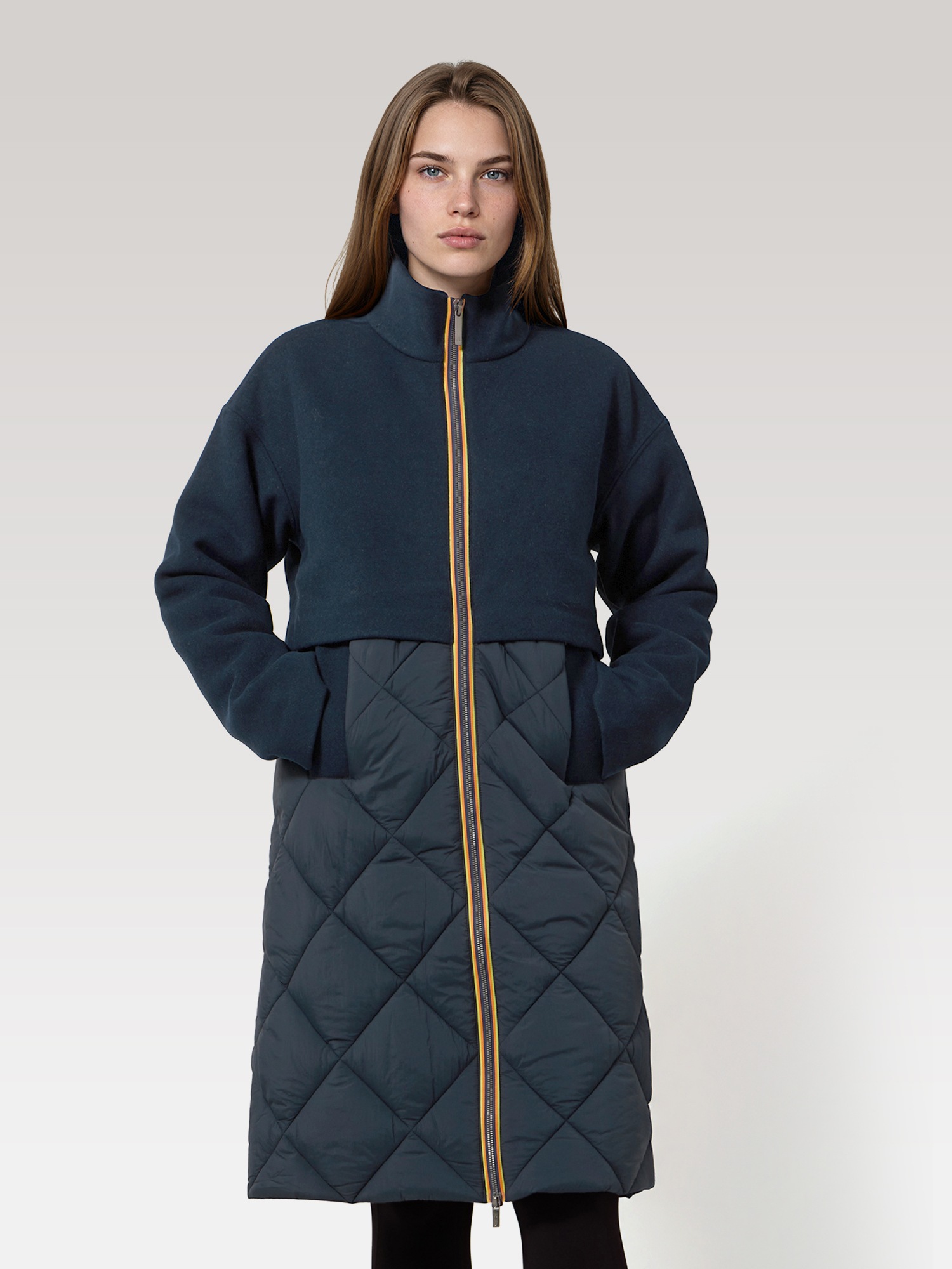 K-WAY Funktionsjacke »K-Way Winterjacke MINDY WOOL NYLON WARM«