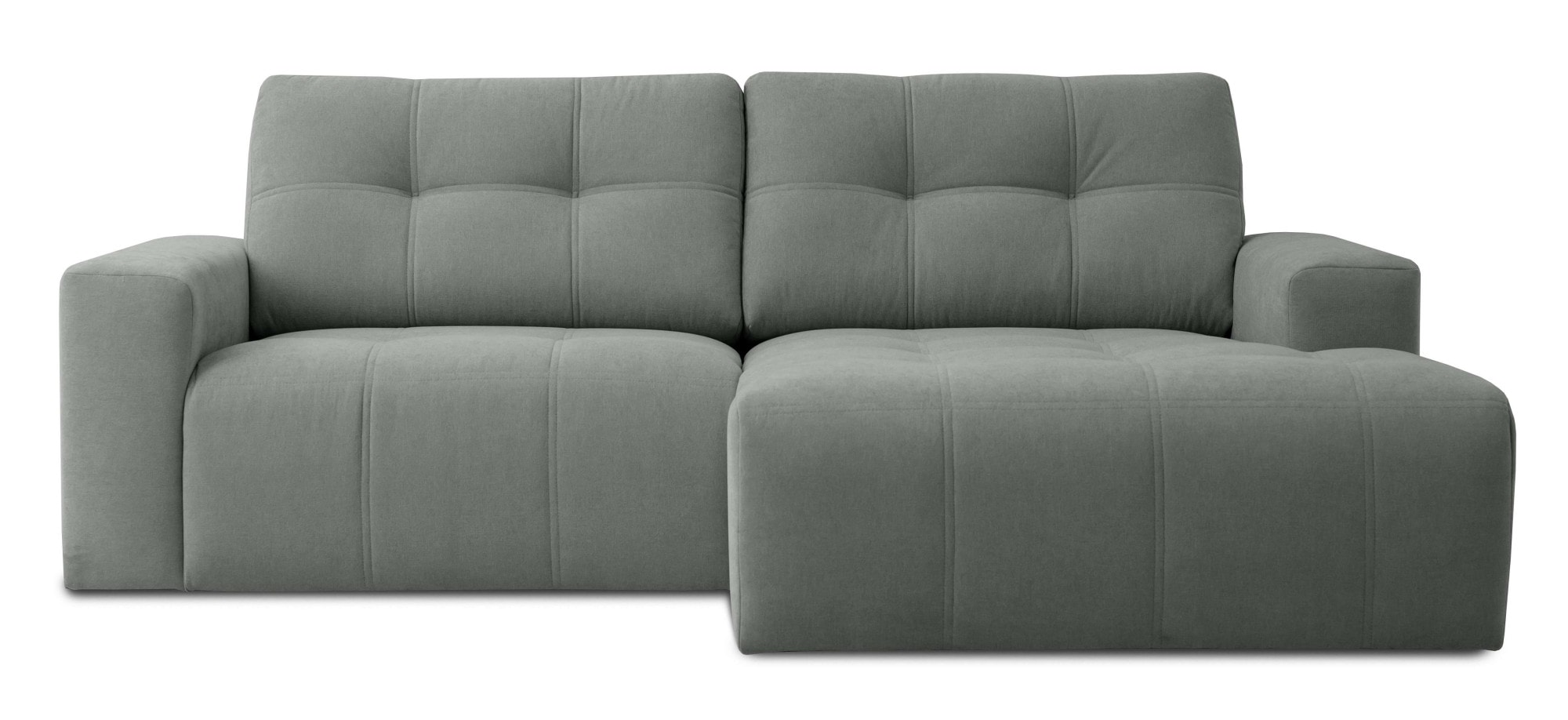 Home affaire Ecksofa »Turnon, Lounge-sofa, Breite 221 cm« Chenille, mit Knopf- und Doppelsteppung, elegantes Aussehen