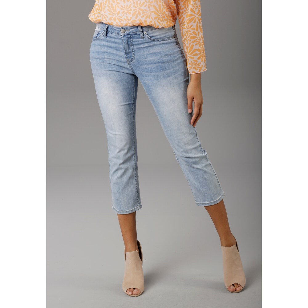 Aniston SELECTED Straight-Jeans, in verkürzter cropped Länge kaufen