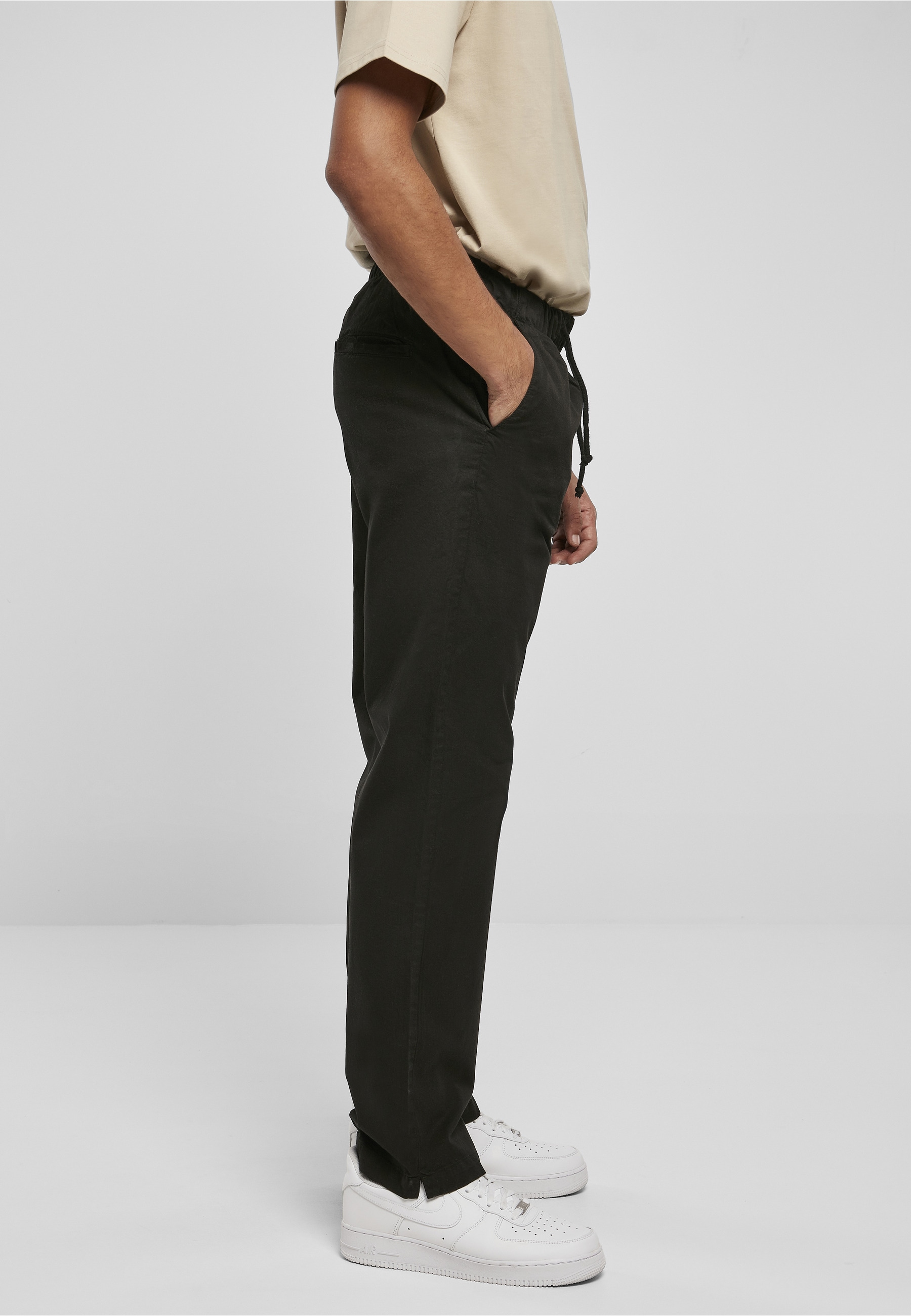 URBAN CLASSICS Stoffhose »Urban Classics Herren Straight Slit Trouser«