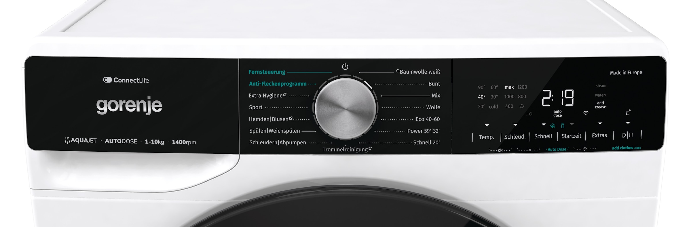GORENJE Waschmaschine »WNS14A4ATS«, 10 kg, 1400 U/min, Energieklasse A-40%