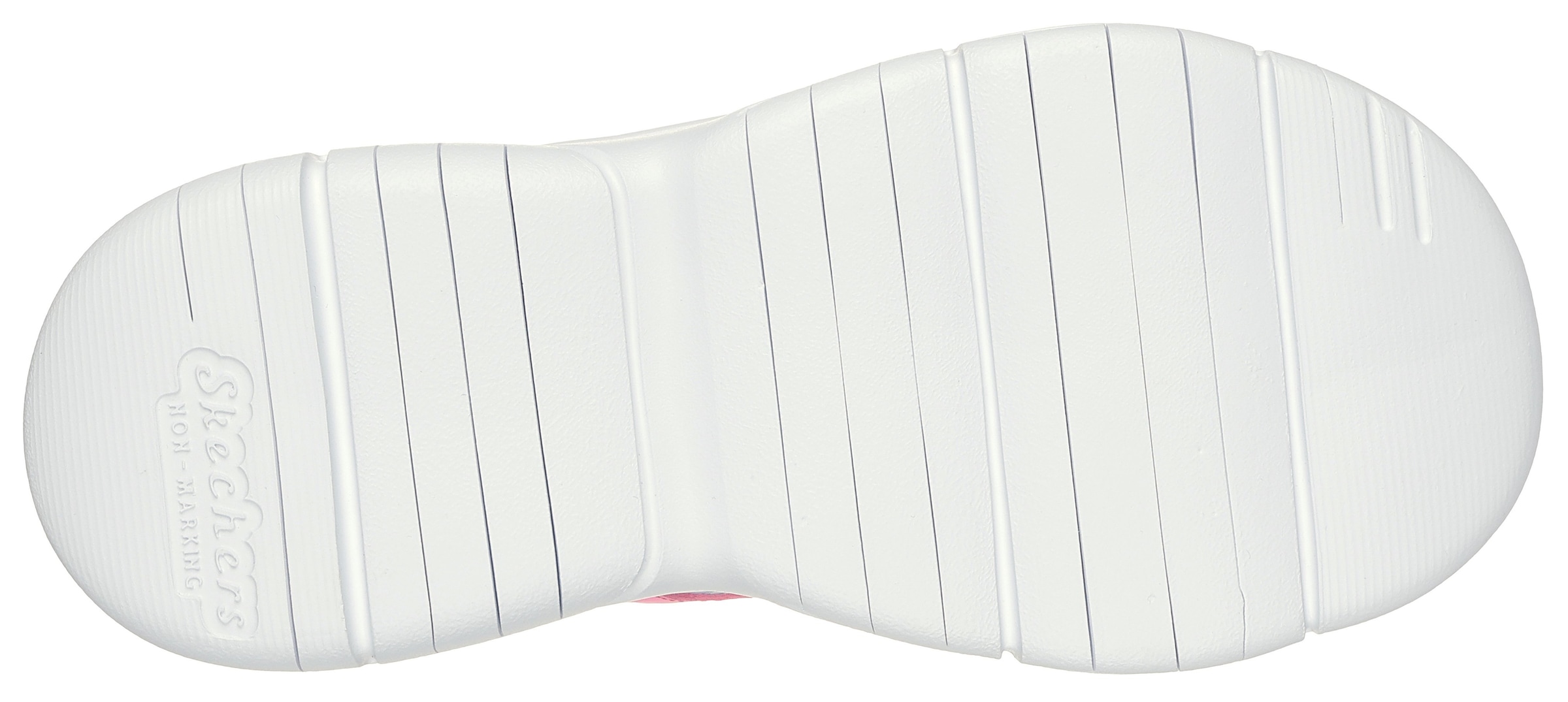 Skechers Sandale »FLEX SPLASH«, Klettschuh mit Herz-Applikation, Größenschablone zum Download
