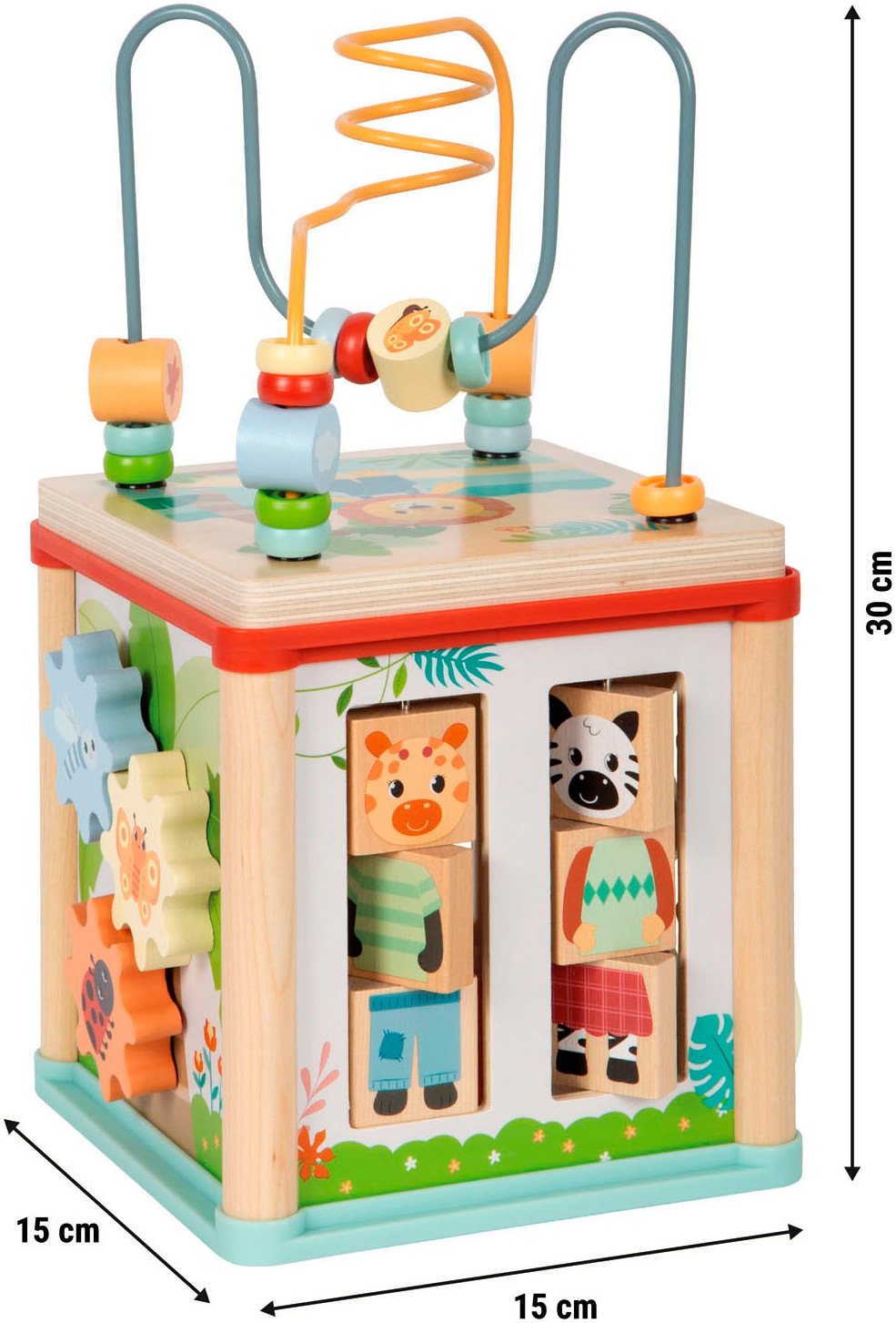 Small Foot Motorikwürfel »Jungle Friends«