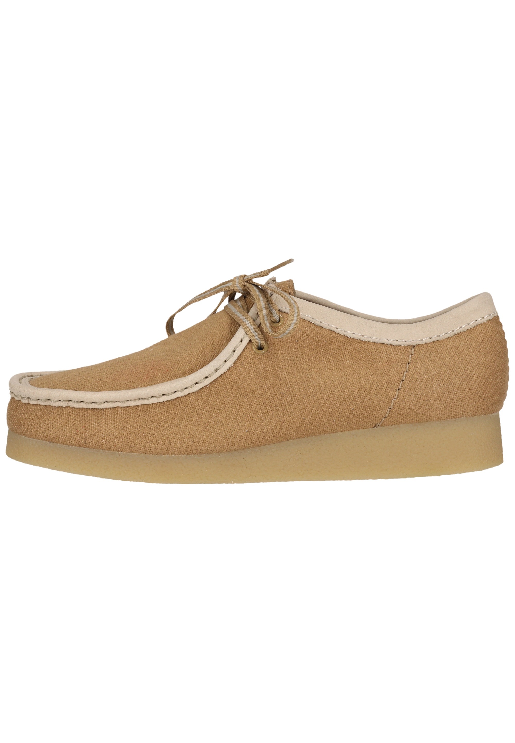 Clarks Schnürschuh "Wallabee EVO" mit Kieselkrepp-Effekt an der Sohle günstig online kaufen