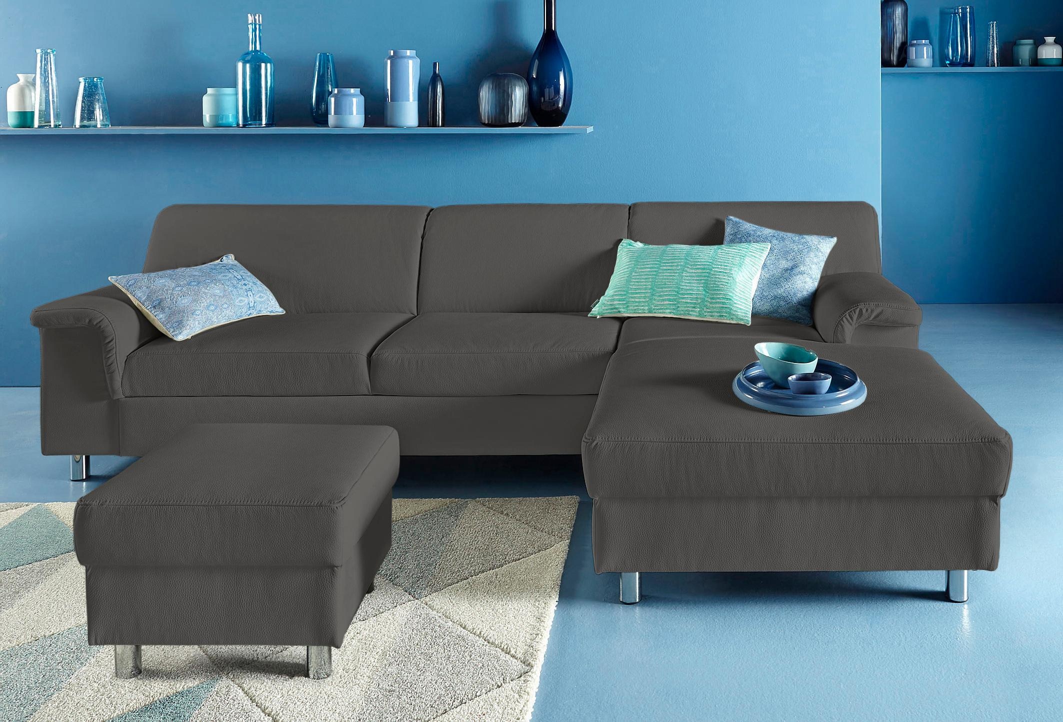 Home affaire Ecksofa "Jamie, modern und elegant, Fußhöhe 9cm, L-Form," wahl günstig online kaufen