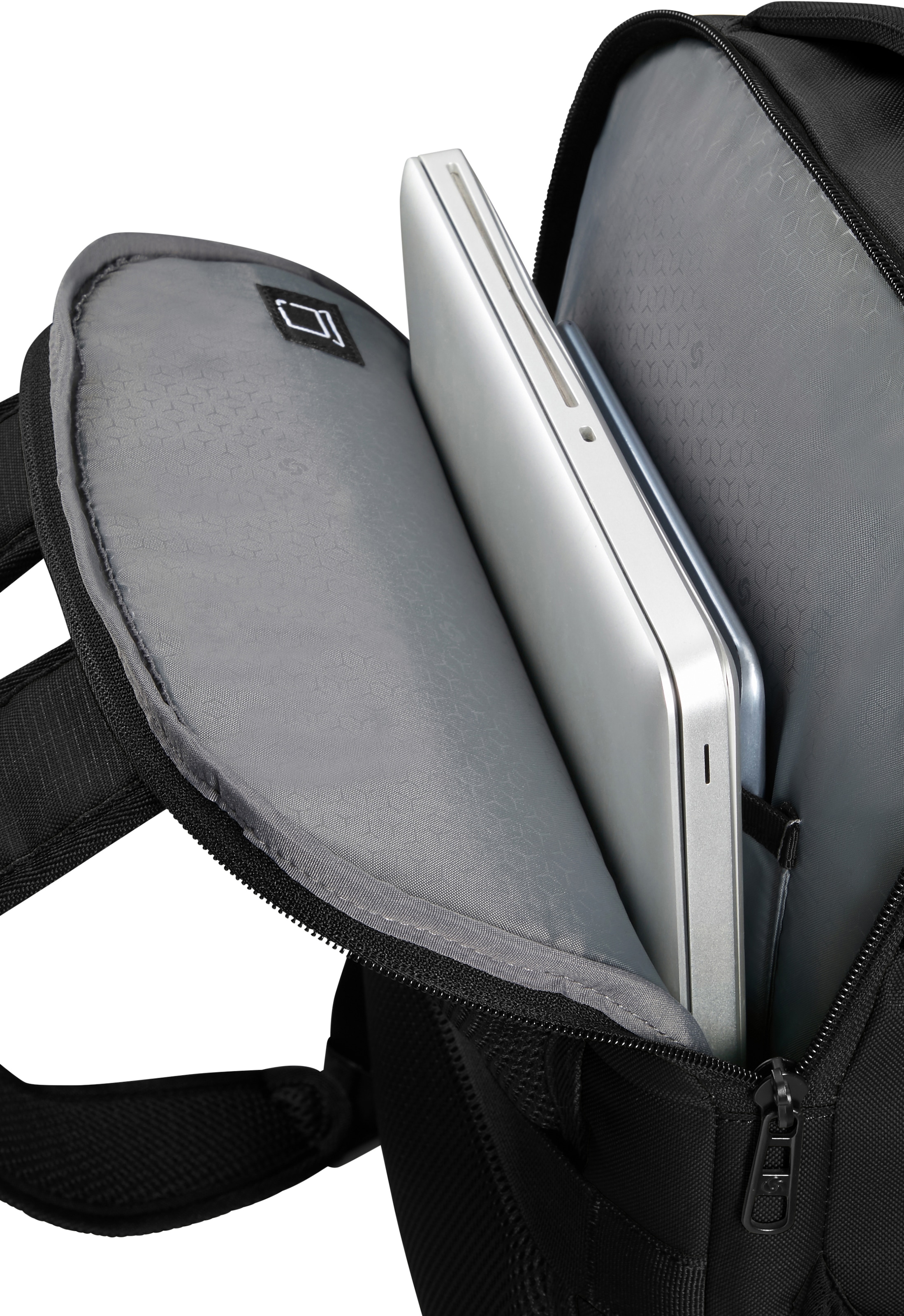 recyceltem aus und 15,6-Zoll mit online Laptoprucksack Samsonite »Roader«, BAUR Laptopfach Material; | kaufen Tablet