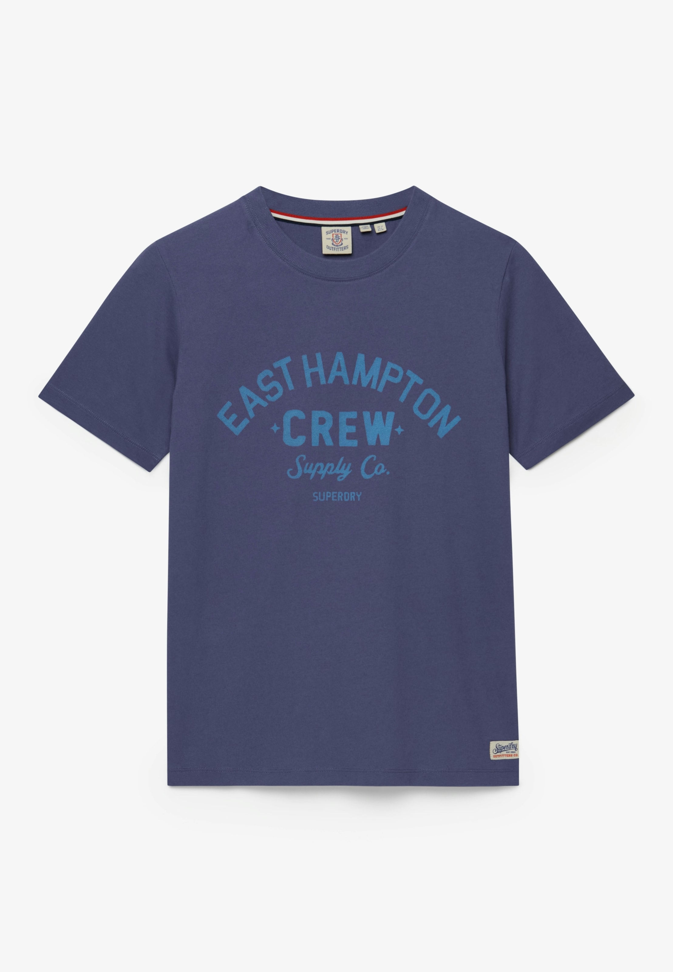 Superdry Print-Shirt »BEACH CLUB RELAXED TEE« aus Baumwolle und Single Jersey, Relaxed Fit, mit Rundhalsausschnitt
