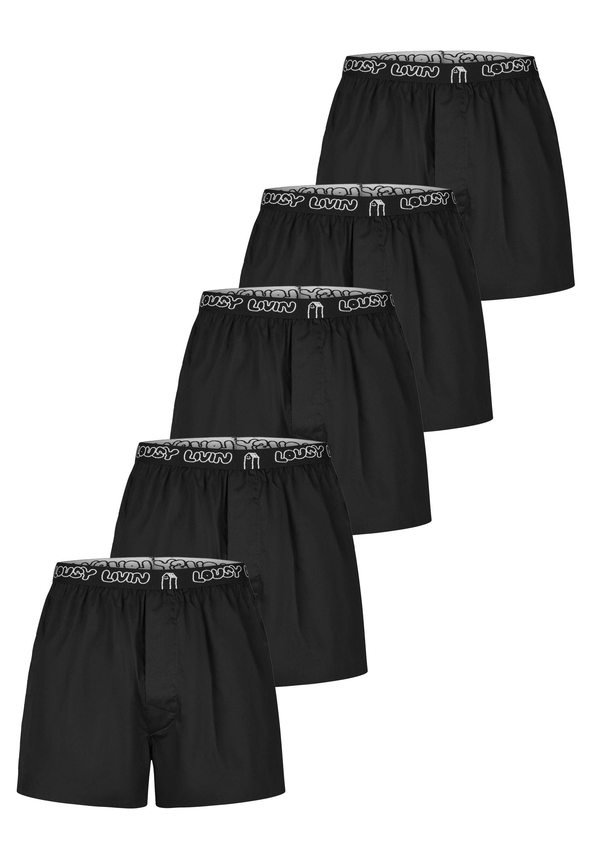 Lousy Livin Boxershorts 5 Stk. mit bequemer Passform