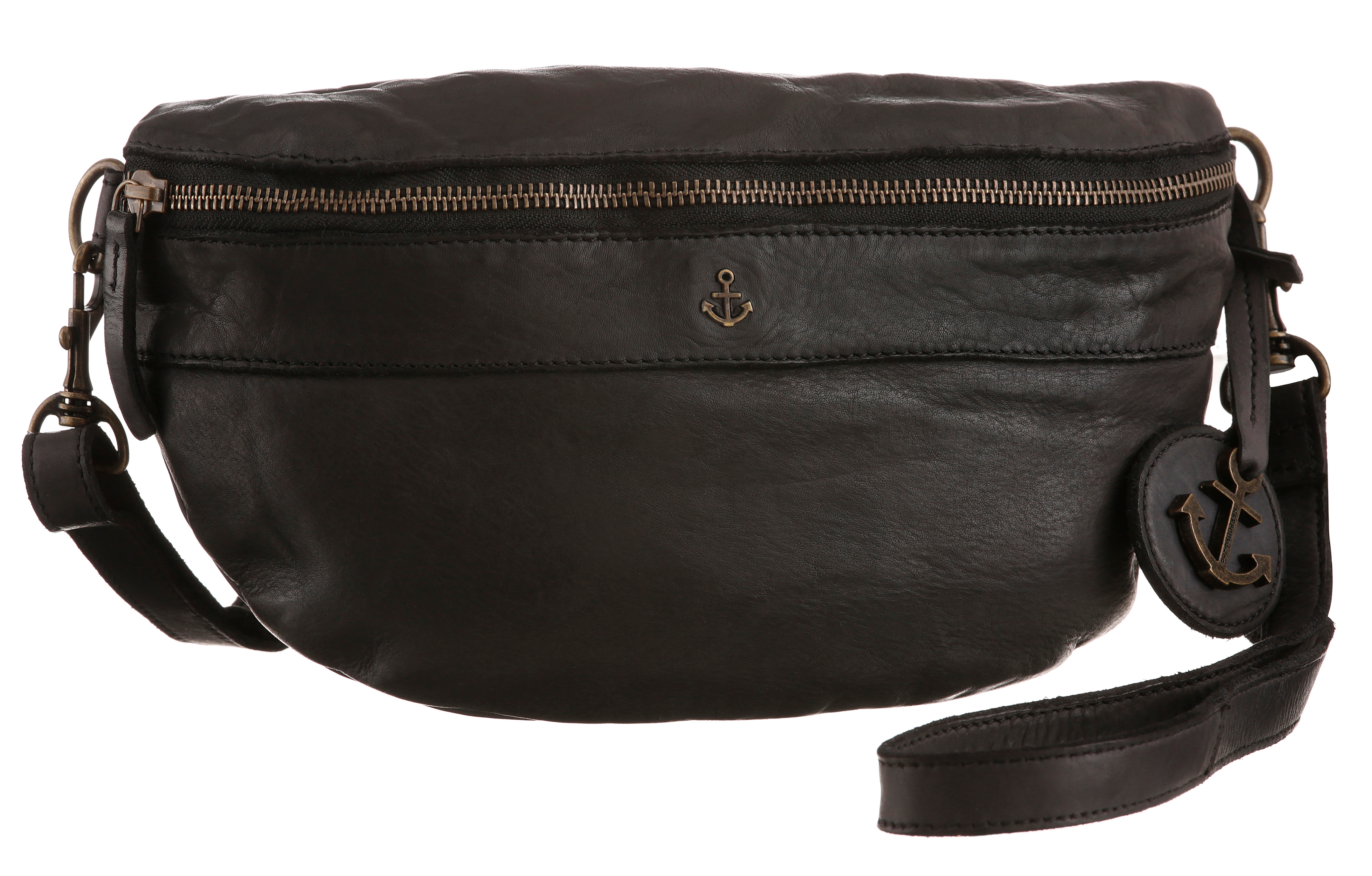 HARBOUR 2nd Gürteltasche "Jutta" Unisex Umhängetasche, Bauchtasche mit Ankeranhänger