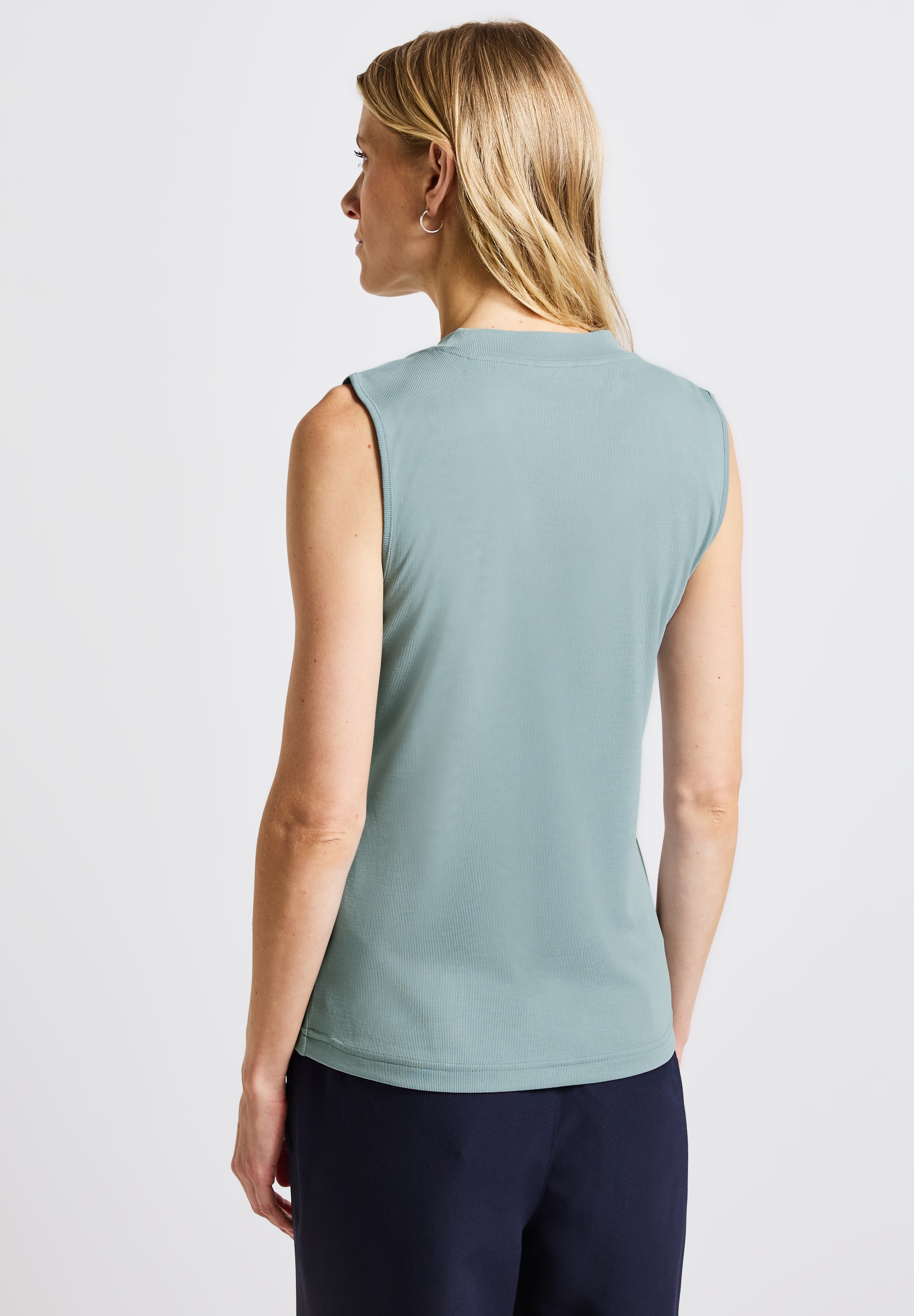 STREET ONE Ripptanktop mit Turtleneck günstig online kaufen