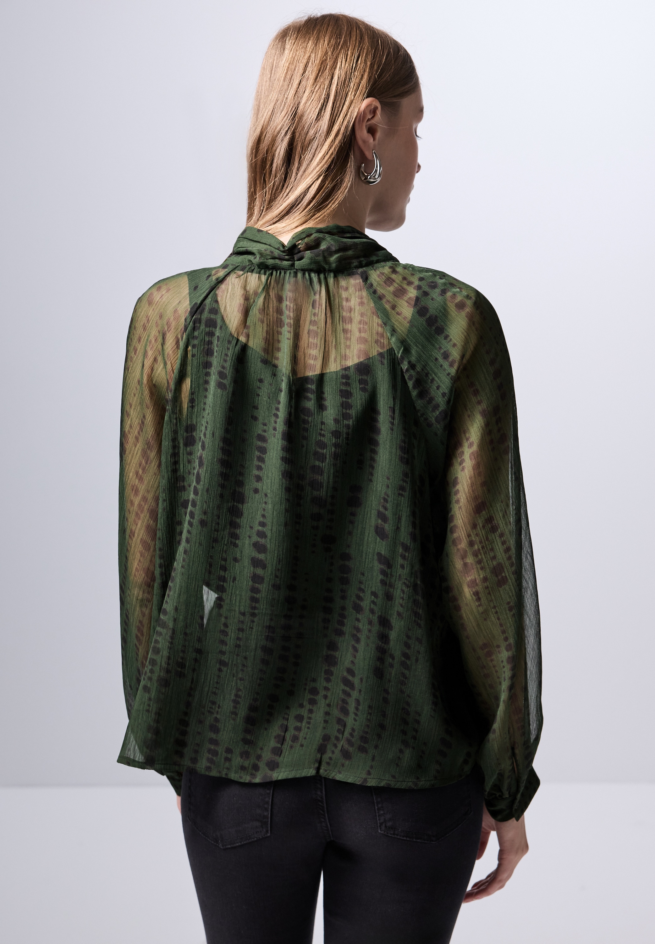 STREET ONE STUDIO Chiffonbluse, mit allover Print
