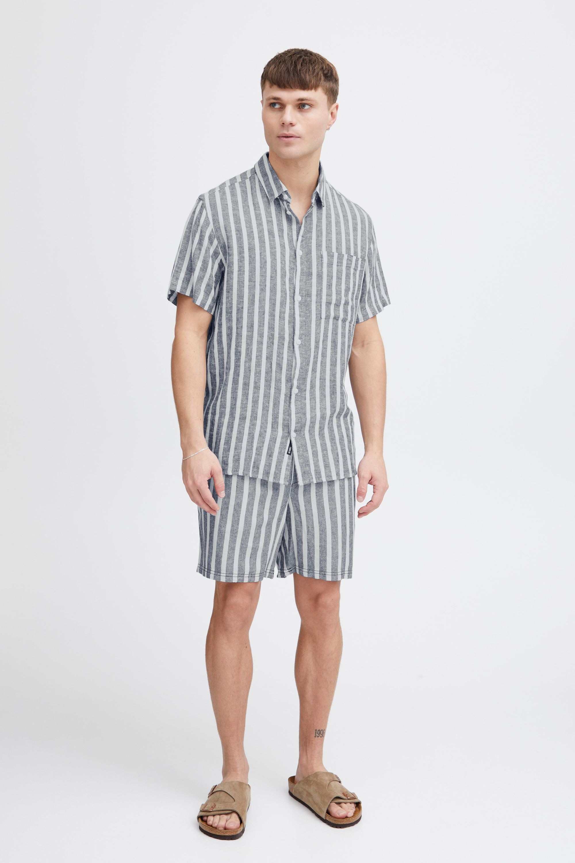 Solid Kurzarmshirt "Kurzarmhemd SDFried" günstig online kaufen