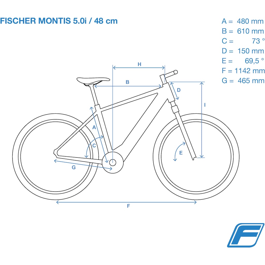 FISCHER Fahrrad E-Bike »MONTIS 5.0i 504«, 10 Gang
