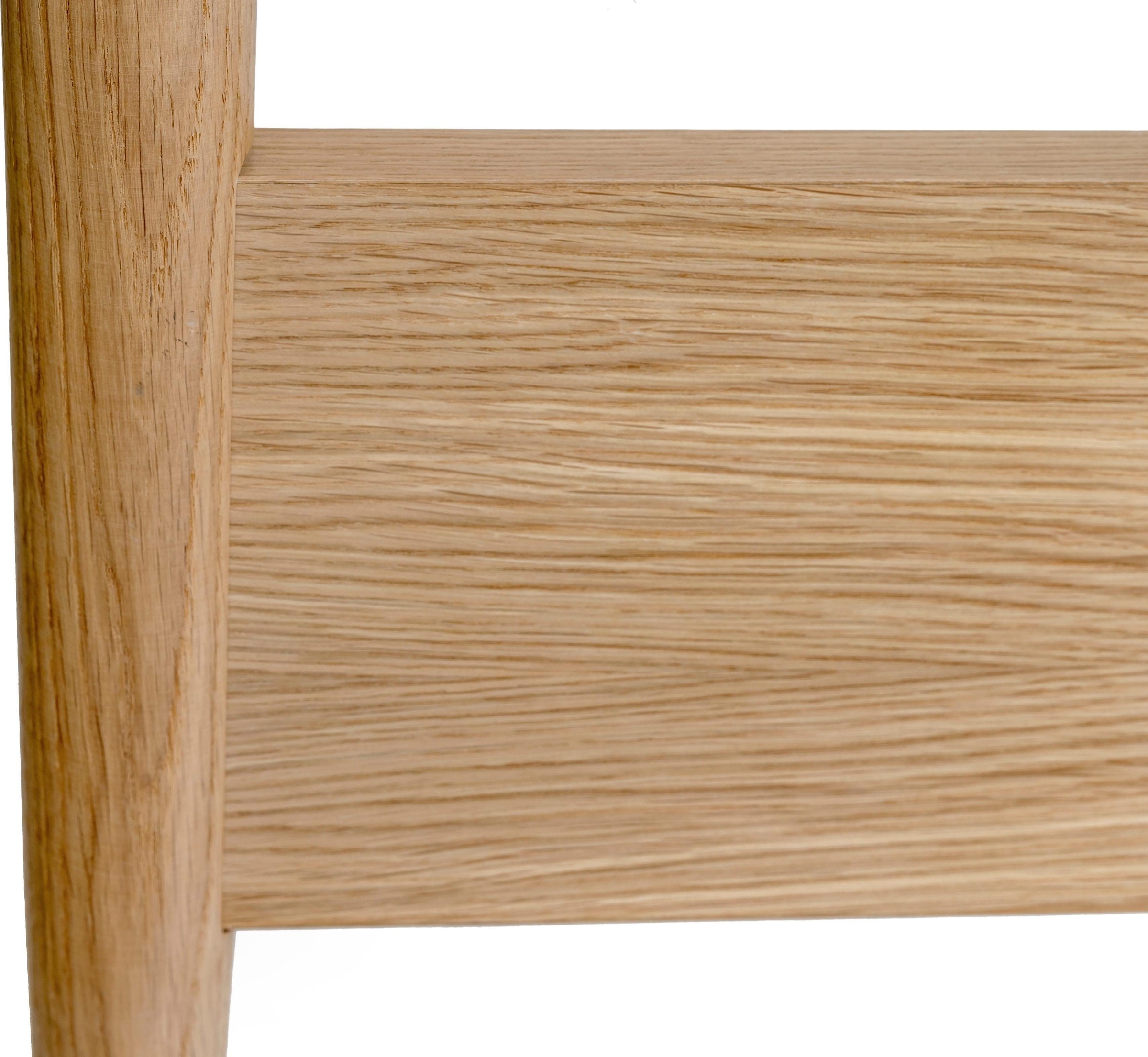 Woodman Massivholzbett »Farsta 1«, im skandinavischen Design, Holzfurnier aus Eiche