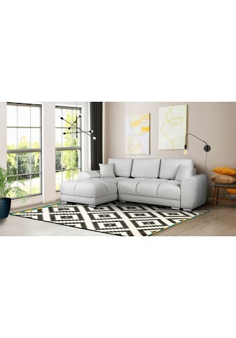 INOSIGN Ecksofa »Azzuro« incl. miegojimo funkc...