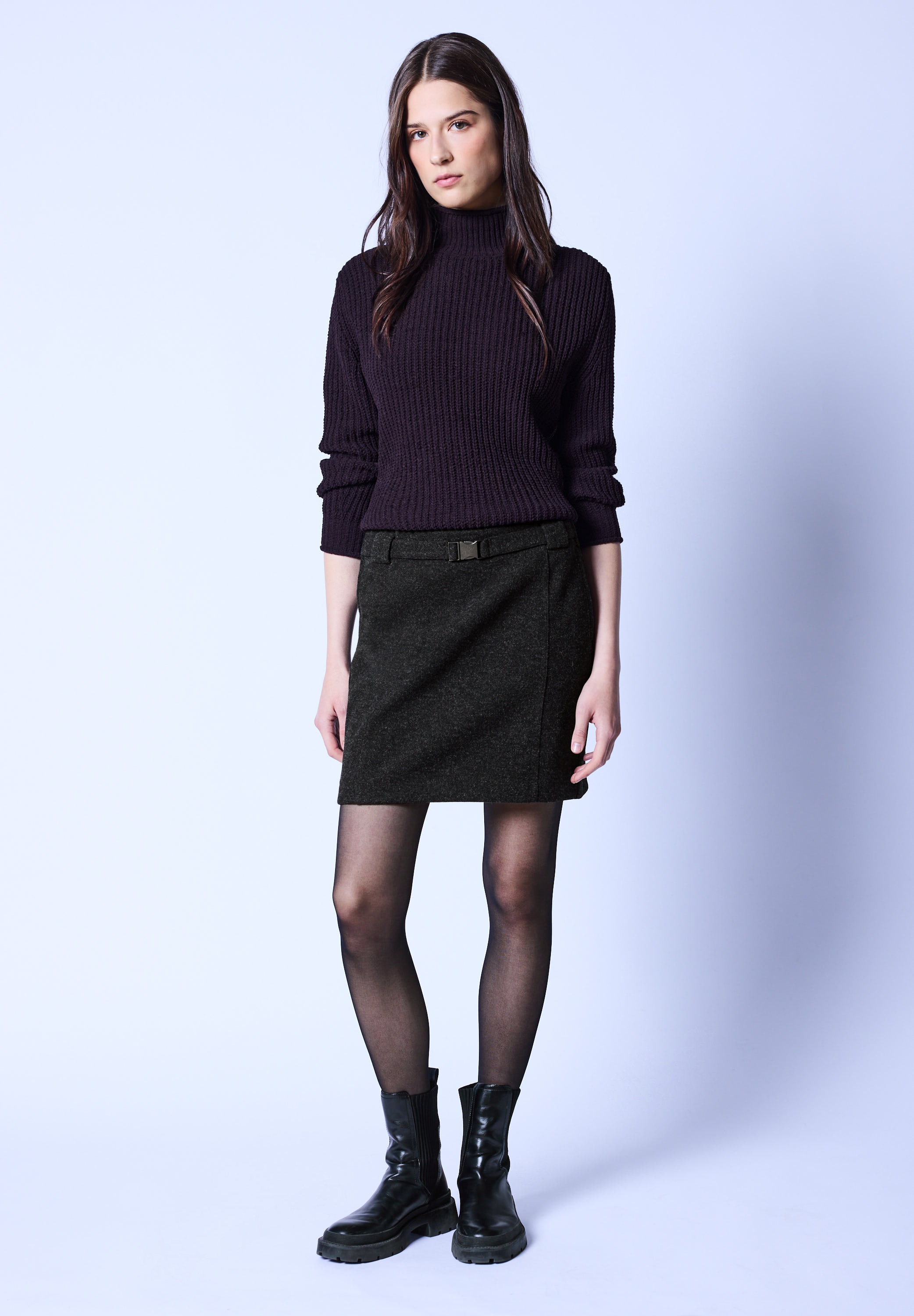 STREET ONE STUDIO Minirock in Wolloptik