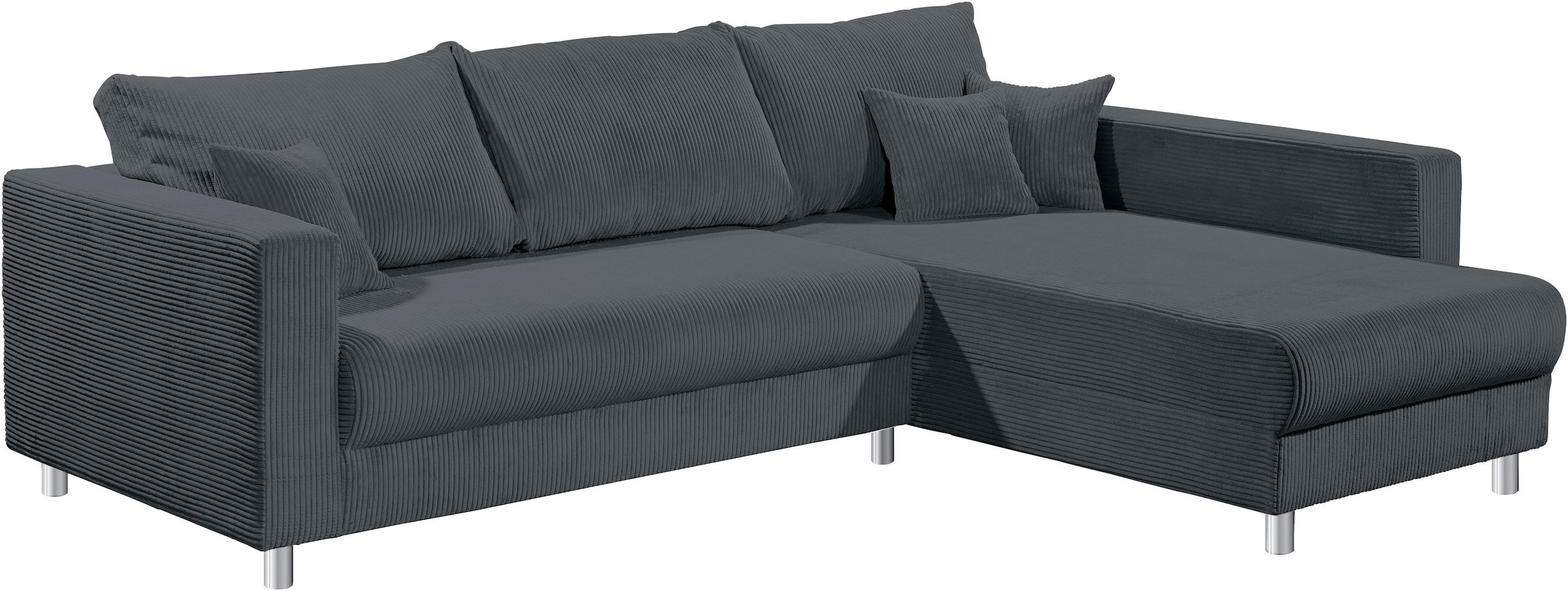INOSIGN Ecksofa »153«, Inkl. Schlaffunktion und großen Strauraum