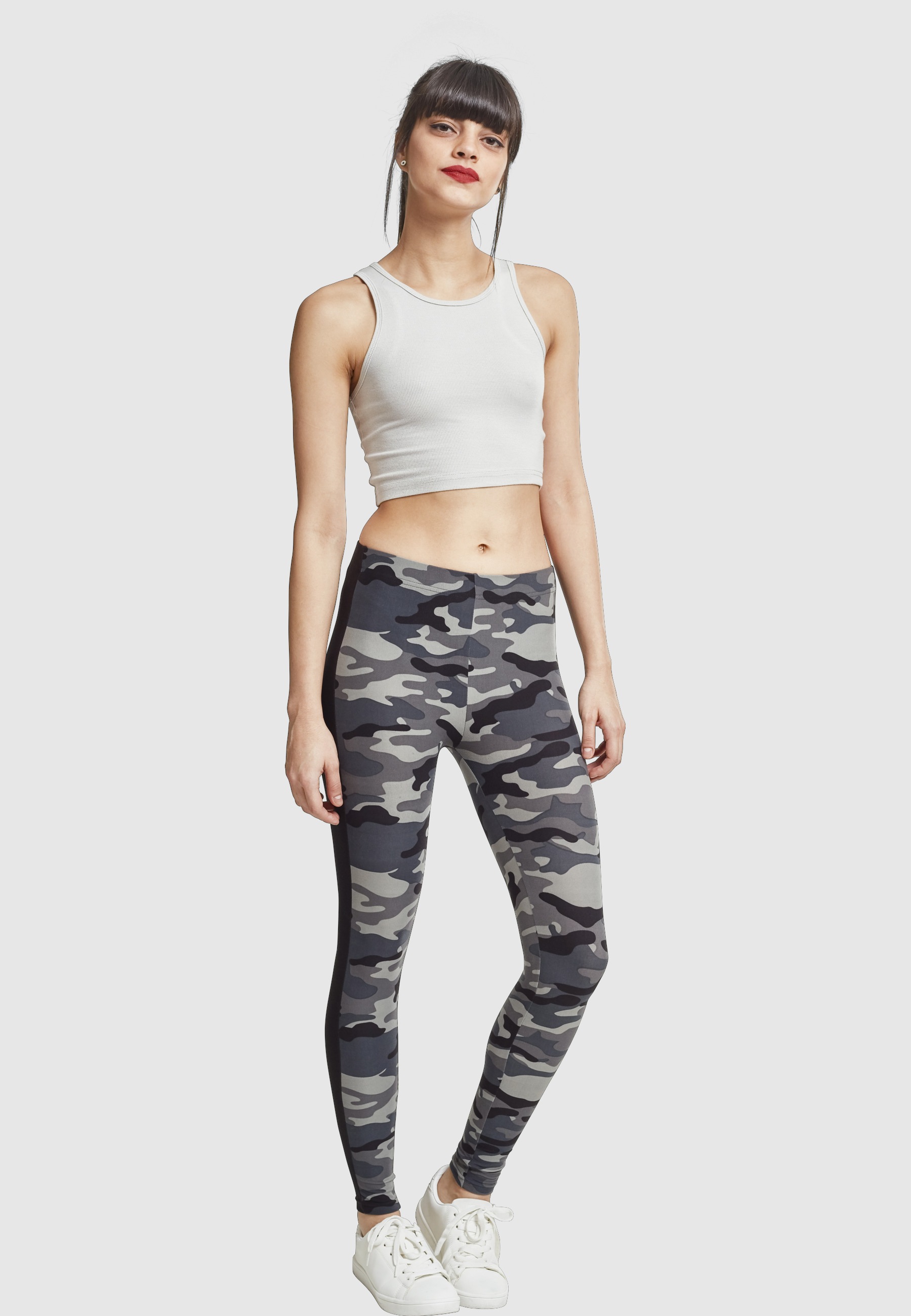 URBAN CLASSICS Tanktop »Urban Classics Damen Ladies Rib Cropped Top« 1 Stk.