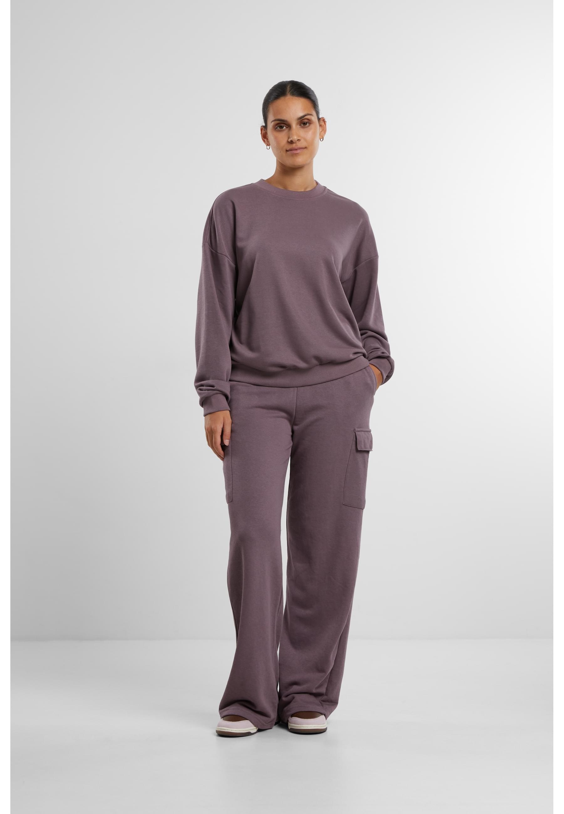 URBAN CLASSICS Sweater »Urban Classics Damen Ladies Oversized Light Terry Crewneck«