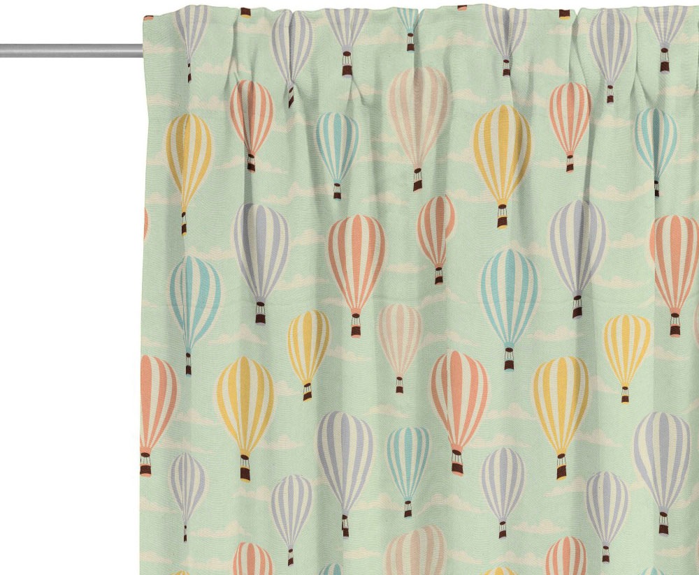 Thumbnail - Adam Vorhang "Balloons", (1 St.), aus Bio-Baumwolle