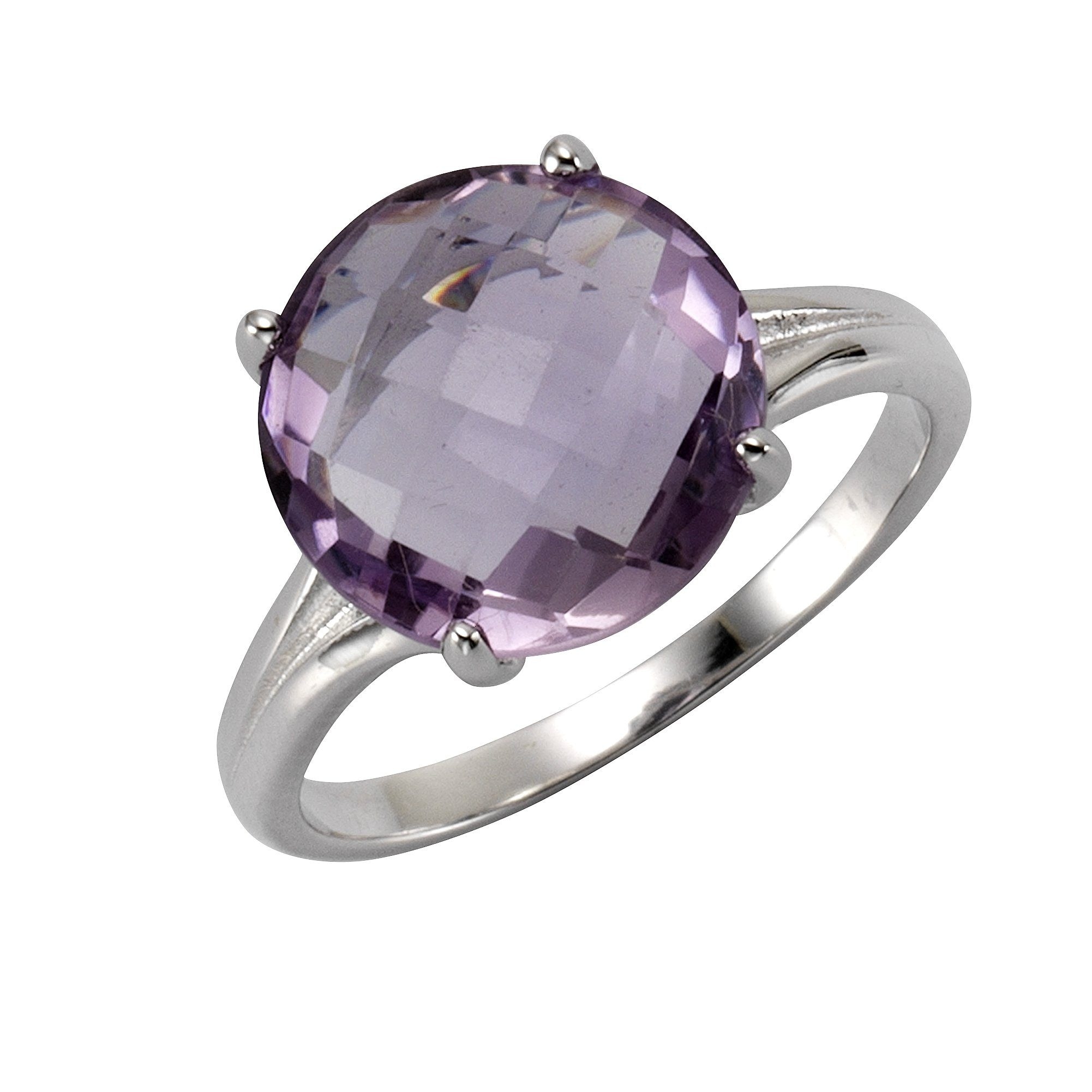 Zeeme Fingerring »925/- Sterling Silber rhodiniert Amethyst« kaufen | BAUR