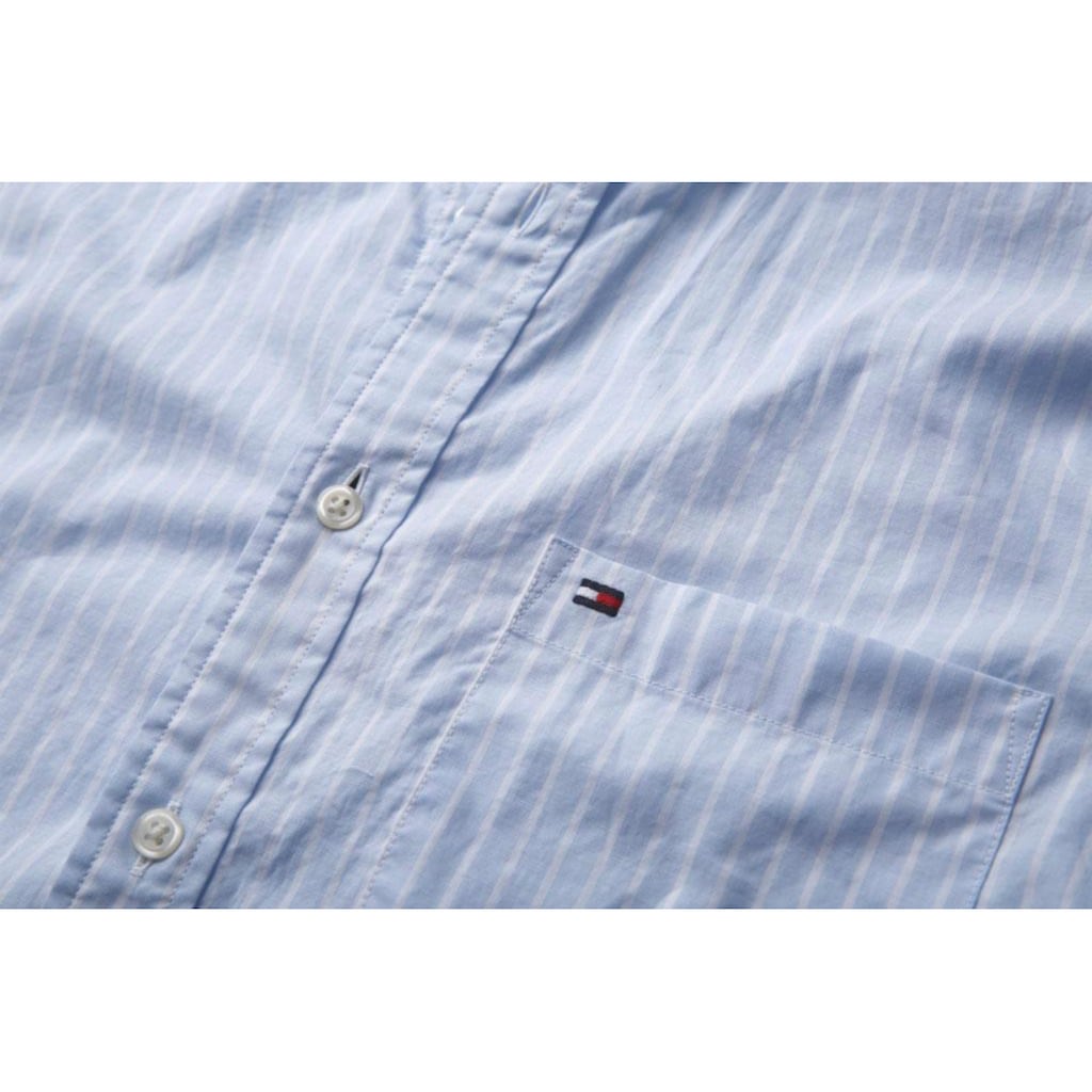 Tommy Hilfiger Langarmhemd »SLIM FIL STRIPE SHIRT«