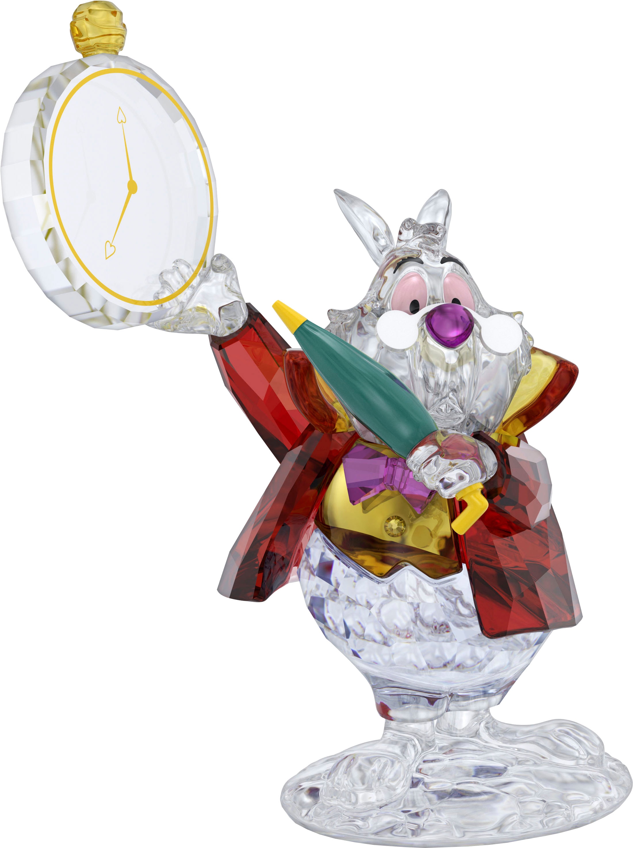Swarovski Dekofigur »Kristallfigur Sammelfigur Alice White Rabbit Weißes Kaninchen, 5670229«, Swarovski® Kristall