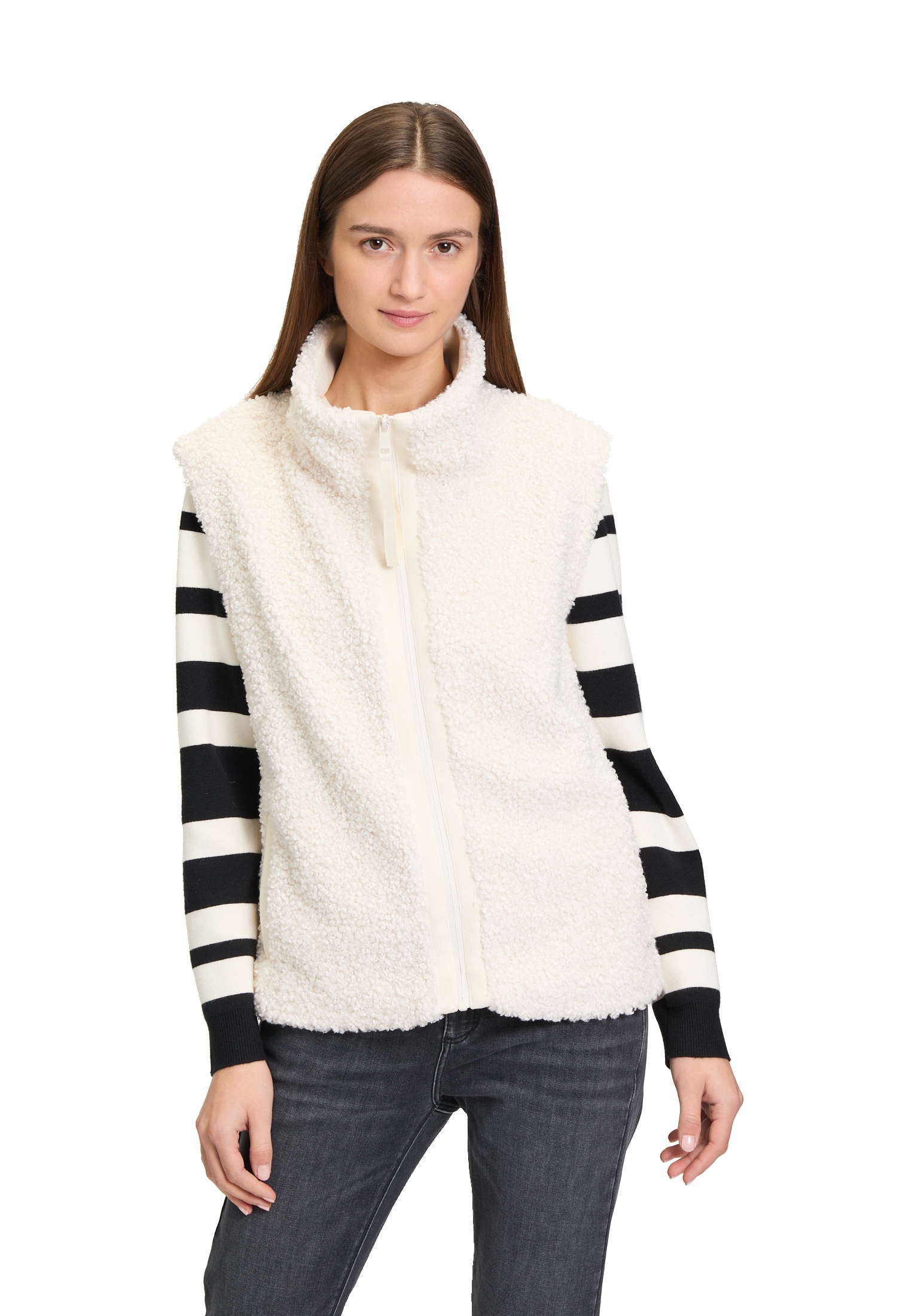 Betty&Co Plüschweste "Damen mit Taschen" günstig online kaufen