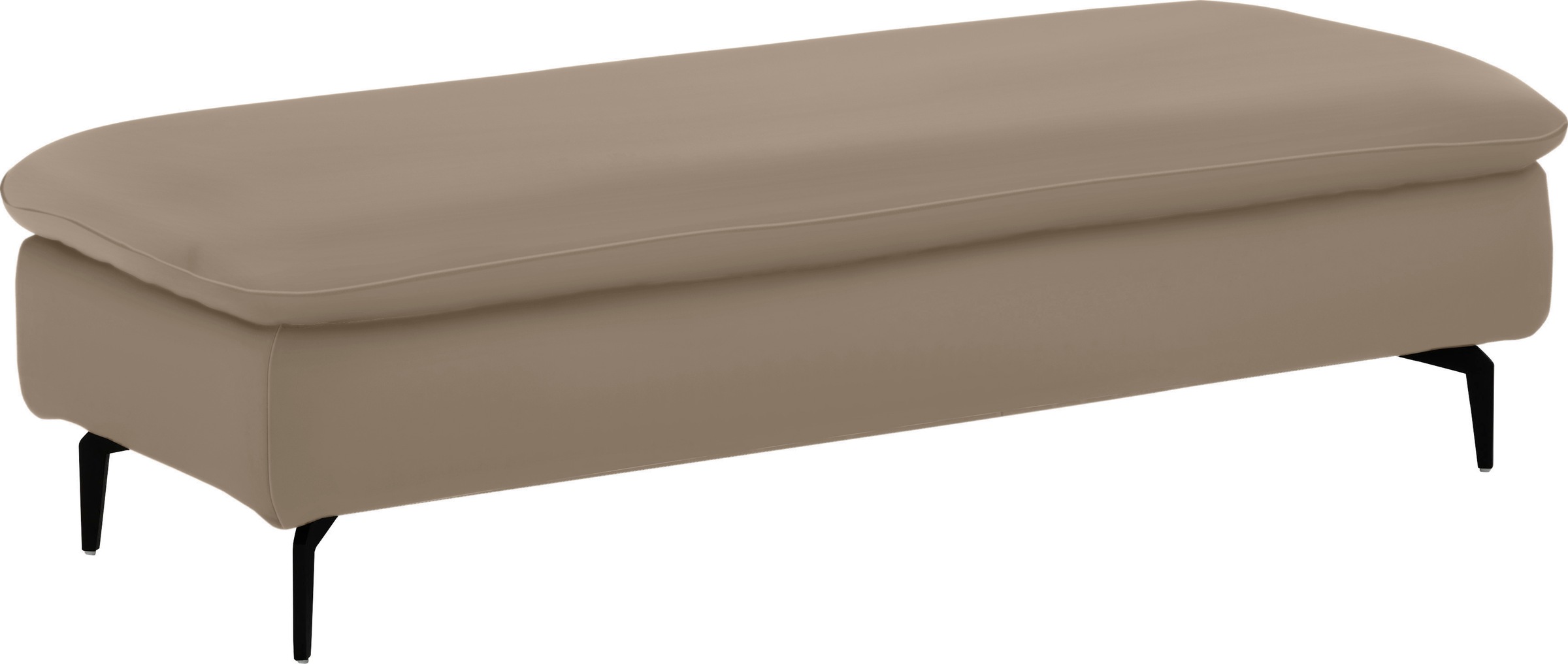 Thumbnail - W.SCHILLIG Ecksofa "valentinoo, Designsofa, bequem, elegant und zeitlos, L-Form" inklusive Hocker, mit Sitztiefenverstel...