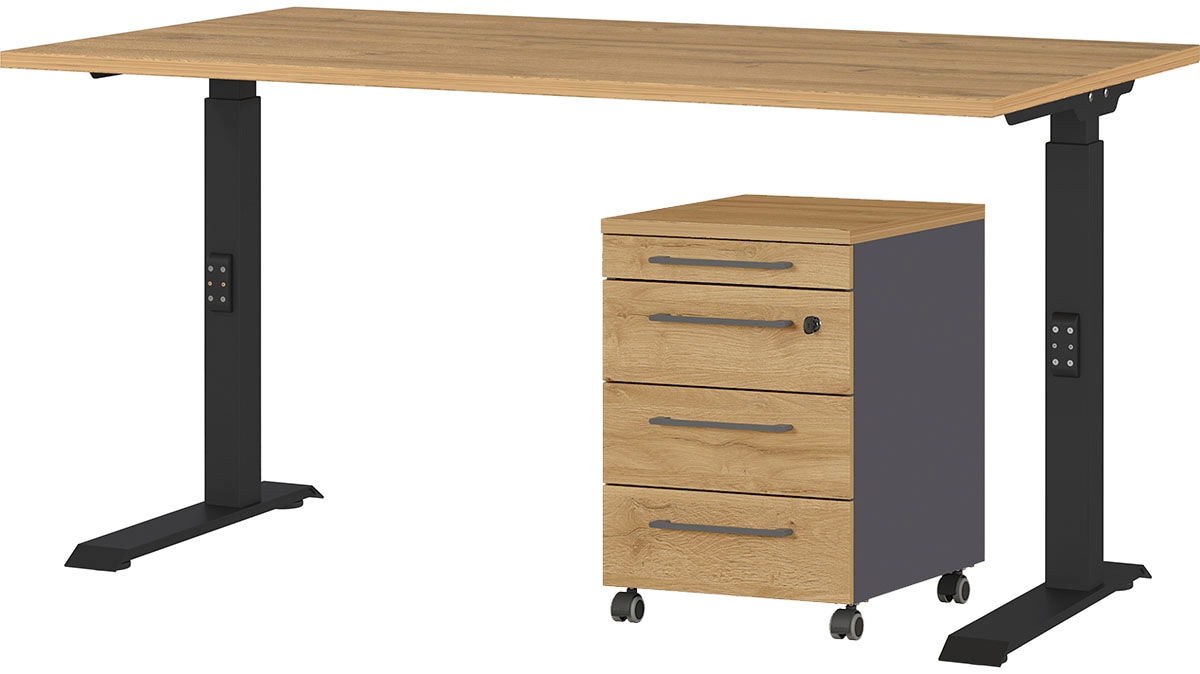 GERMANIA Büromöbel-Set "Agenda" Set bestehend aus höhenverstellbarem Schrei günstig online kaufen