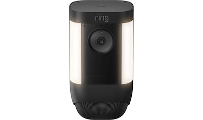 Überwachungskamera »Ring Spotlight Cam Pro, Wired - Black«, Außenbereich