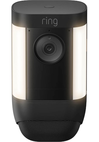 Überwachungskamera »Ring Spotlight Cam Pro, Wired - Black«, Außenbereich