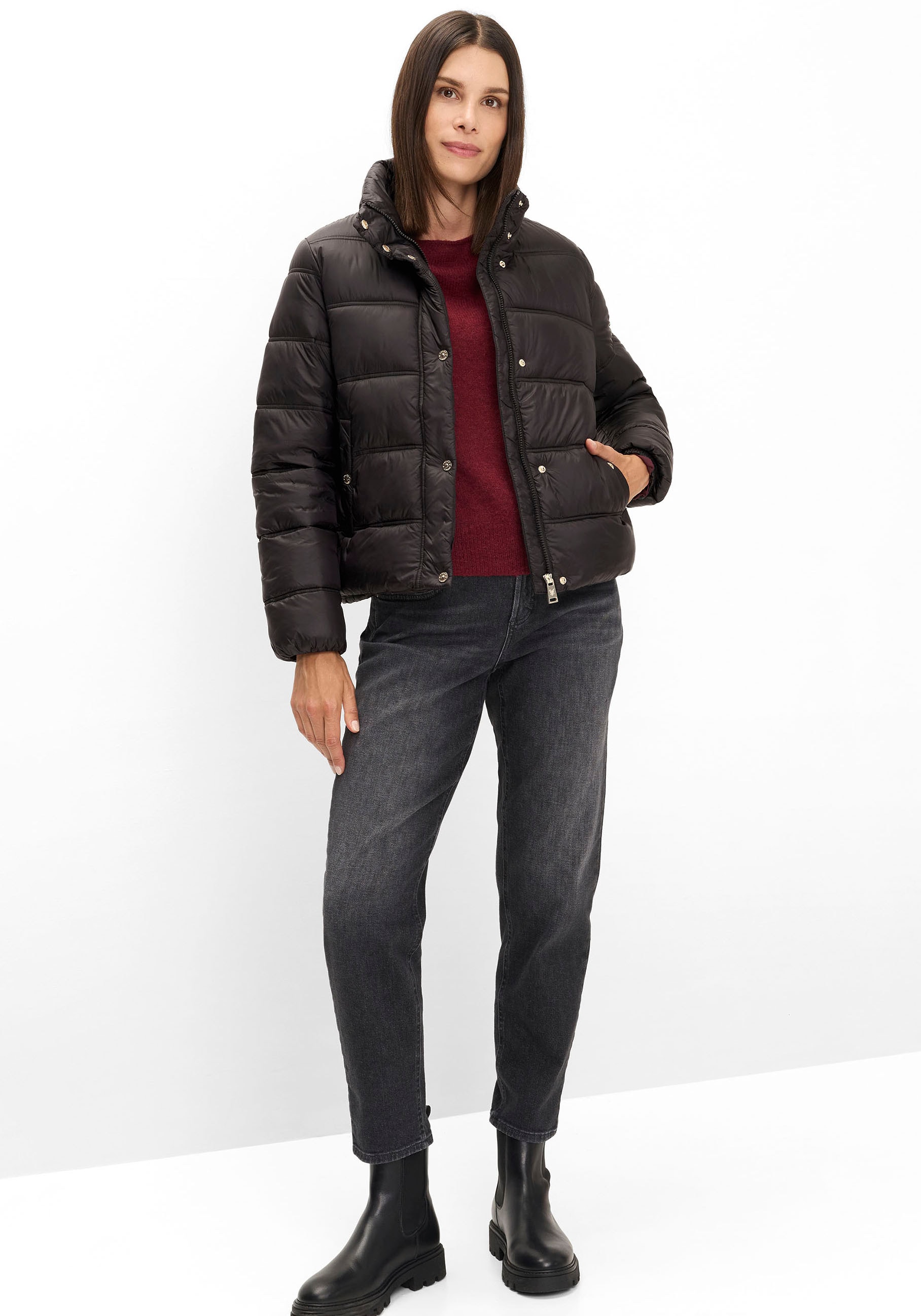 Fuchs Schmitt Steppjacke »Steppjacke« ohne Kapuze mit Eingrifftaschen an der Seite