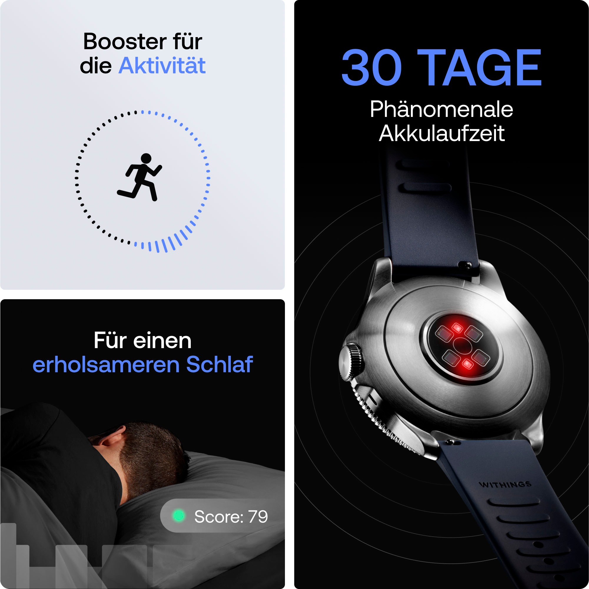 Withings Smartwatch »ScanWatch Nova 42mm«, (1.6 cm / 0.63 Zoll),)
