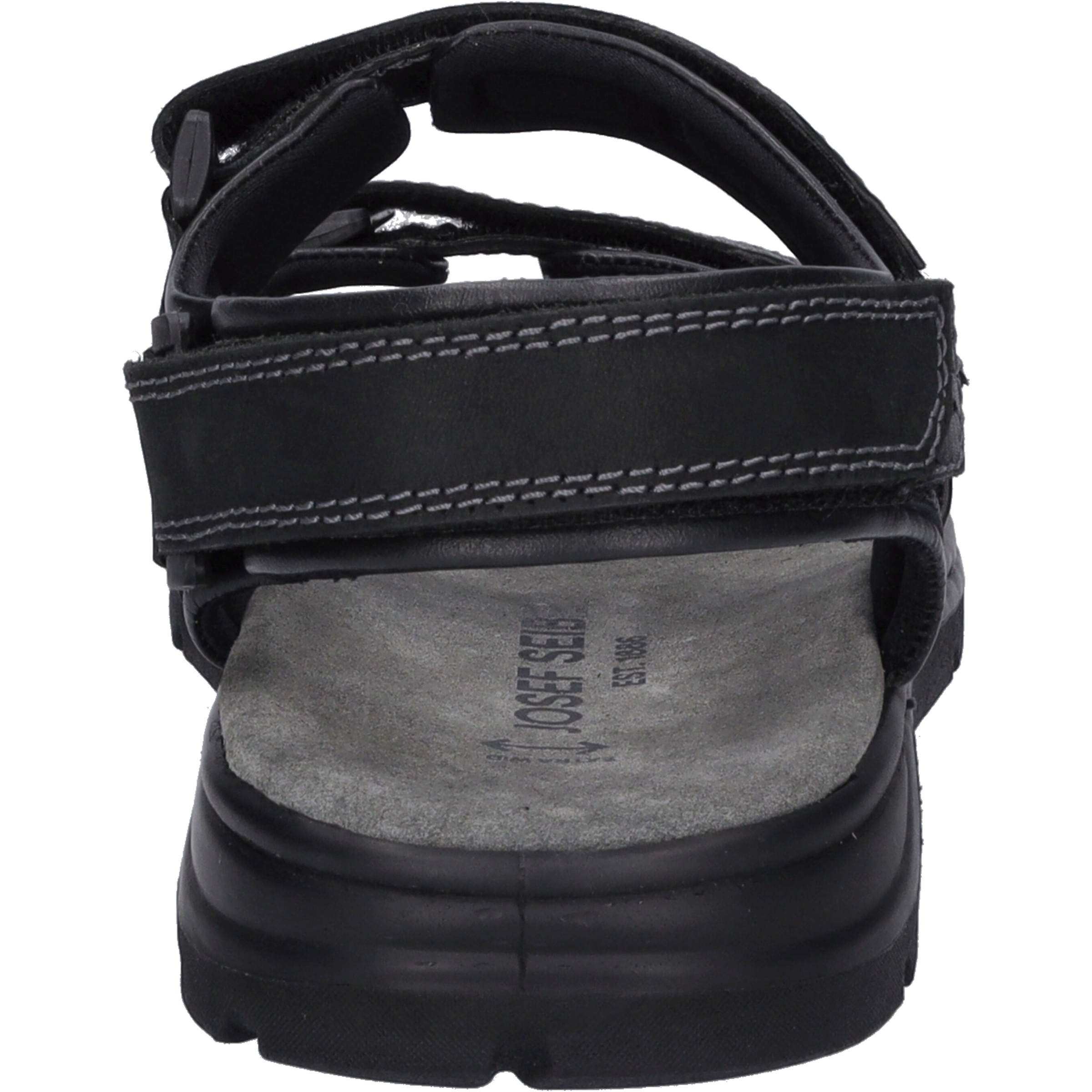 Sandale JOSEF SEIBEL "Marlon 05, schwarz", Herren, Gr. 43, schwarz, Obermaterial: 80% Rindsleder Leather cow. 20% Textilmaterial TEXMAT., Schuhe Sandale 3