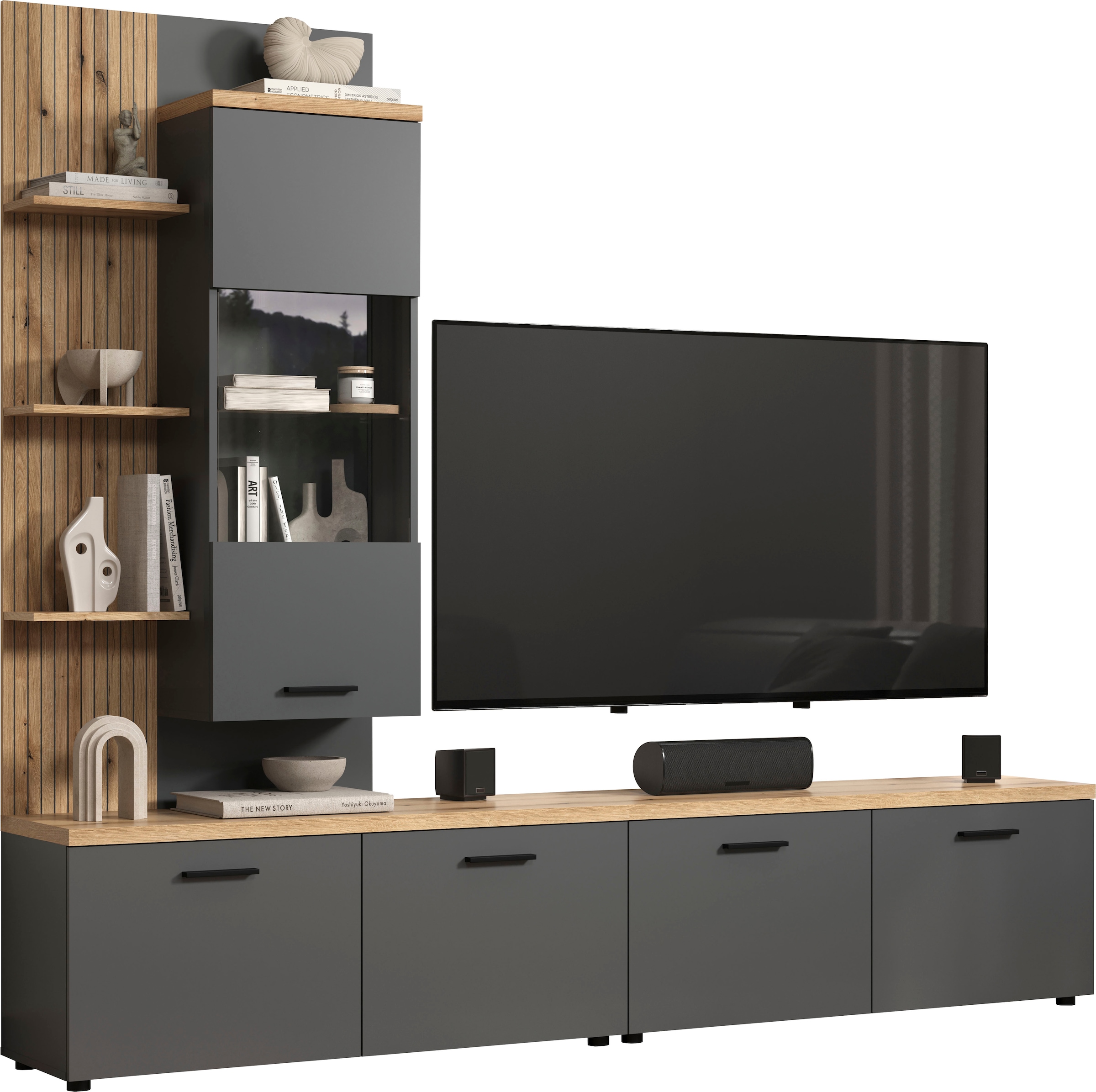 Home affaire Wohnwand "Bajo" 3 Stk. tlg. günstig online kaufen