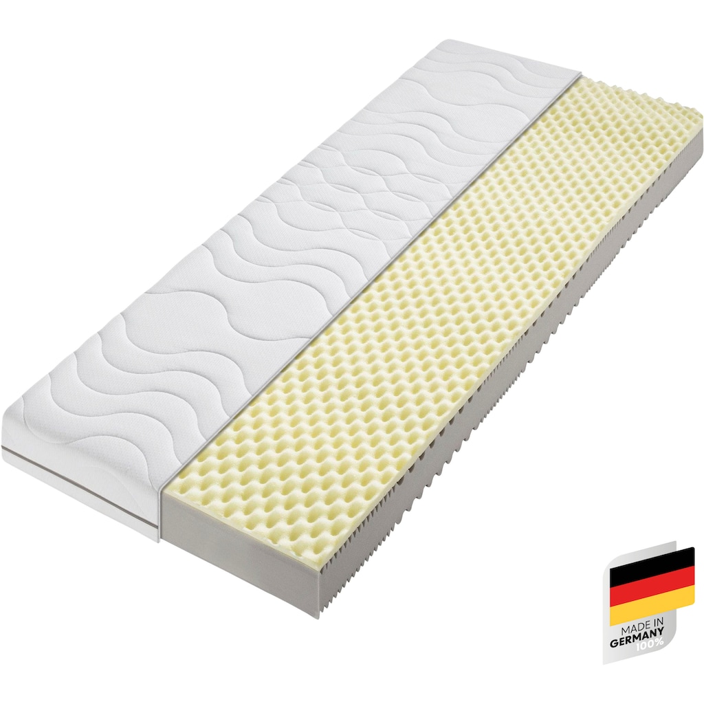 Beco Visco-Matratze »Nightstyle Visko Matratze 90x200, 100x200, 140x200 cm«, 17 cm hoch, Raumgewicht: 28 kg/m³, (1 St.), Matratze Made in Germany mit zwei unterschiedlich Liegeseiten