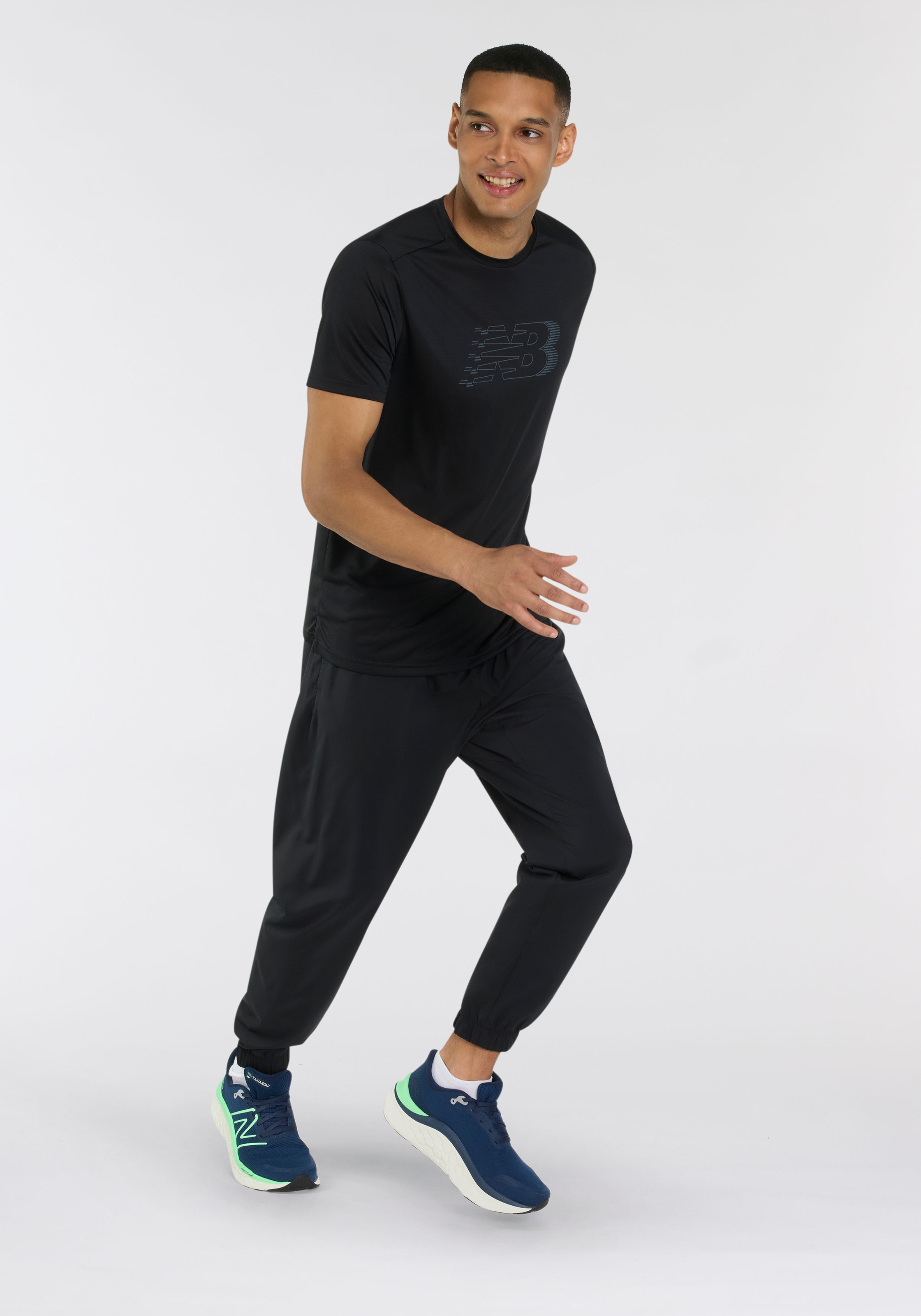 New Balance Laufshirt »Sport Essentials Printed Run T-Shirt«