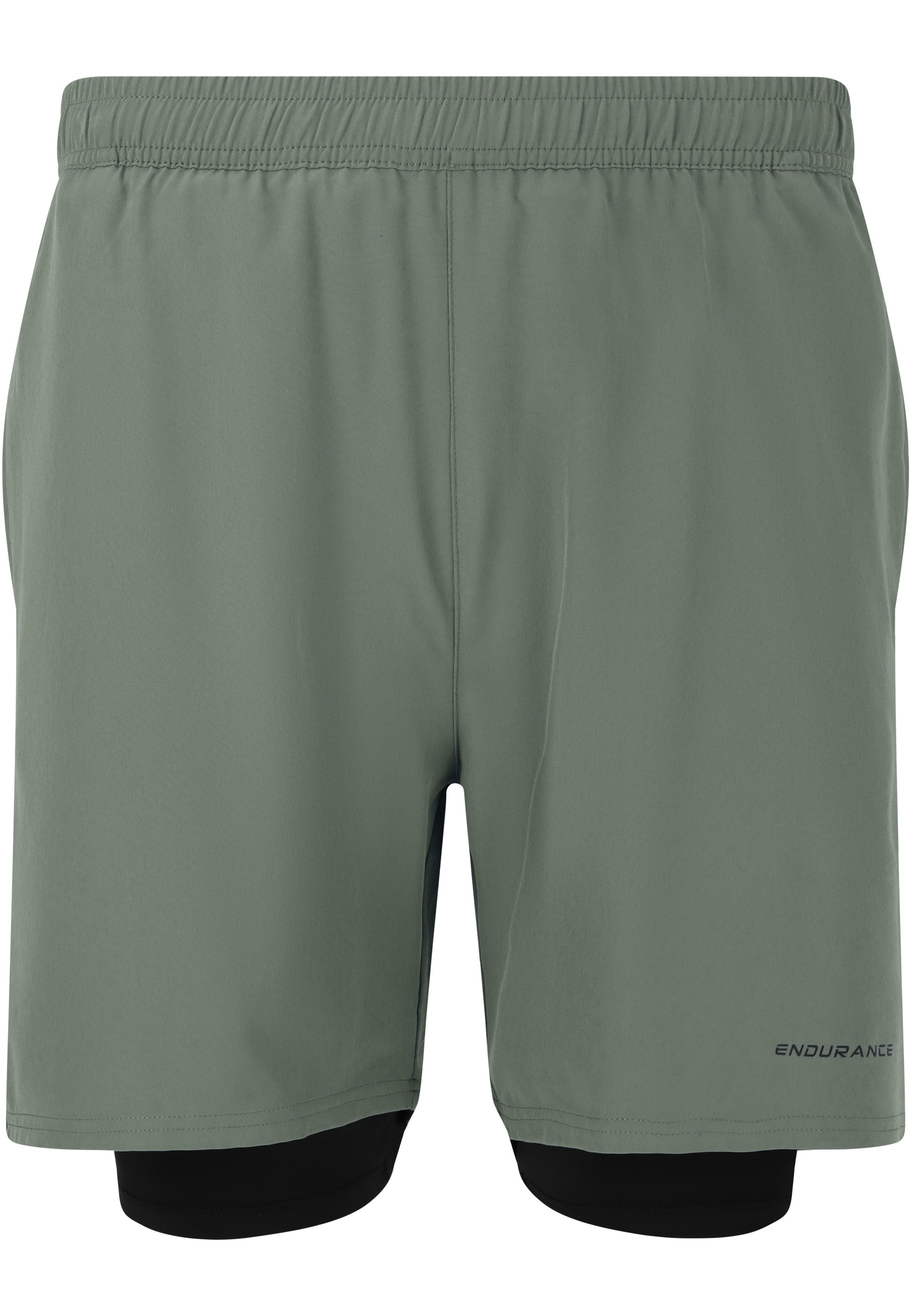 Thumbnail - ENDURANCE Shorts "Kros" Im 2-in-1-Design mit Quick Dry und Stretch-Funktion