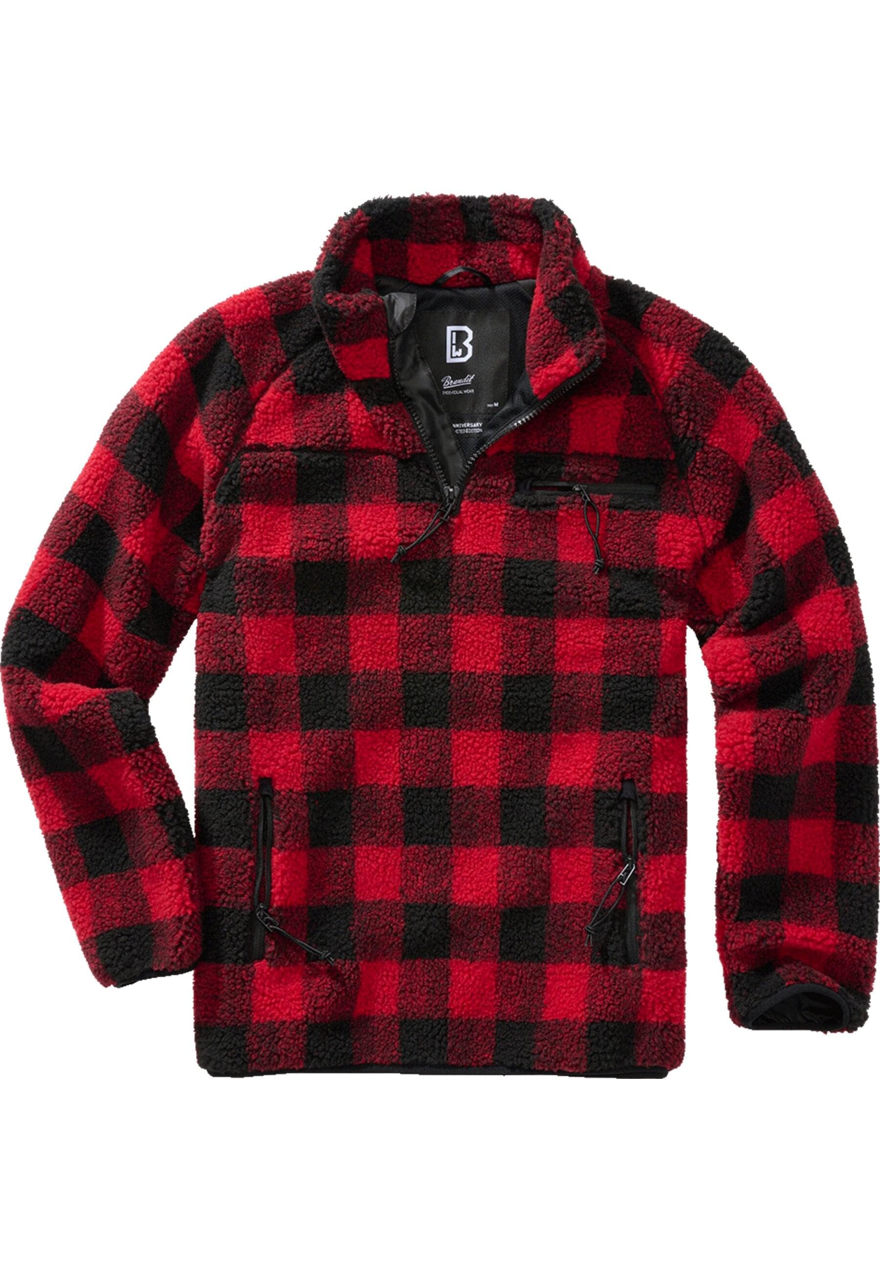 Brandit Sweatjacke "Brandit Herren Teddyfleece Troyer" 1 Stk. tlg. günstig online kaufen