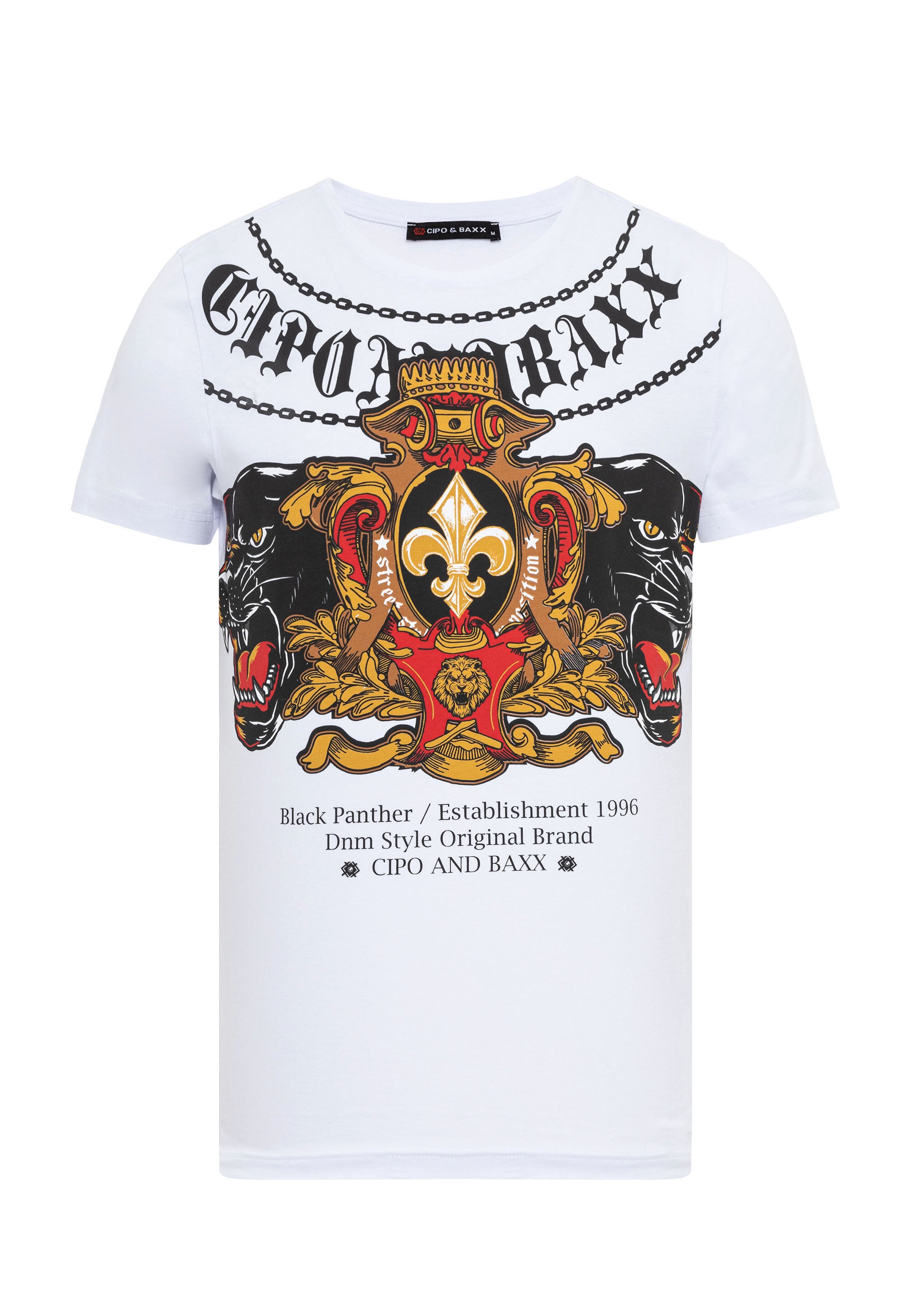 Cipo & Baxx T-Shirt »T-Shirt«, mit Panther Print