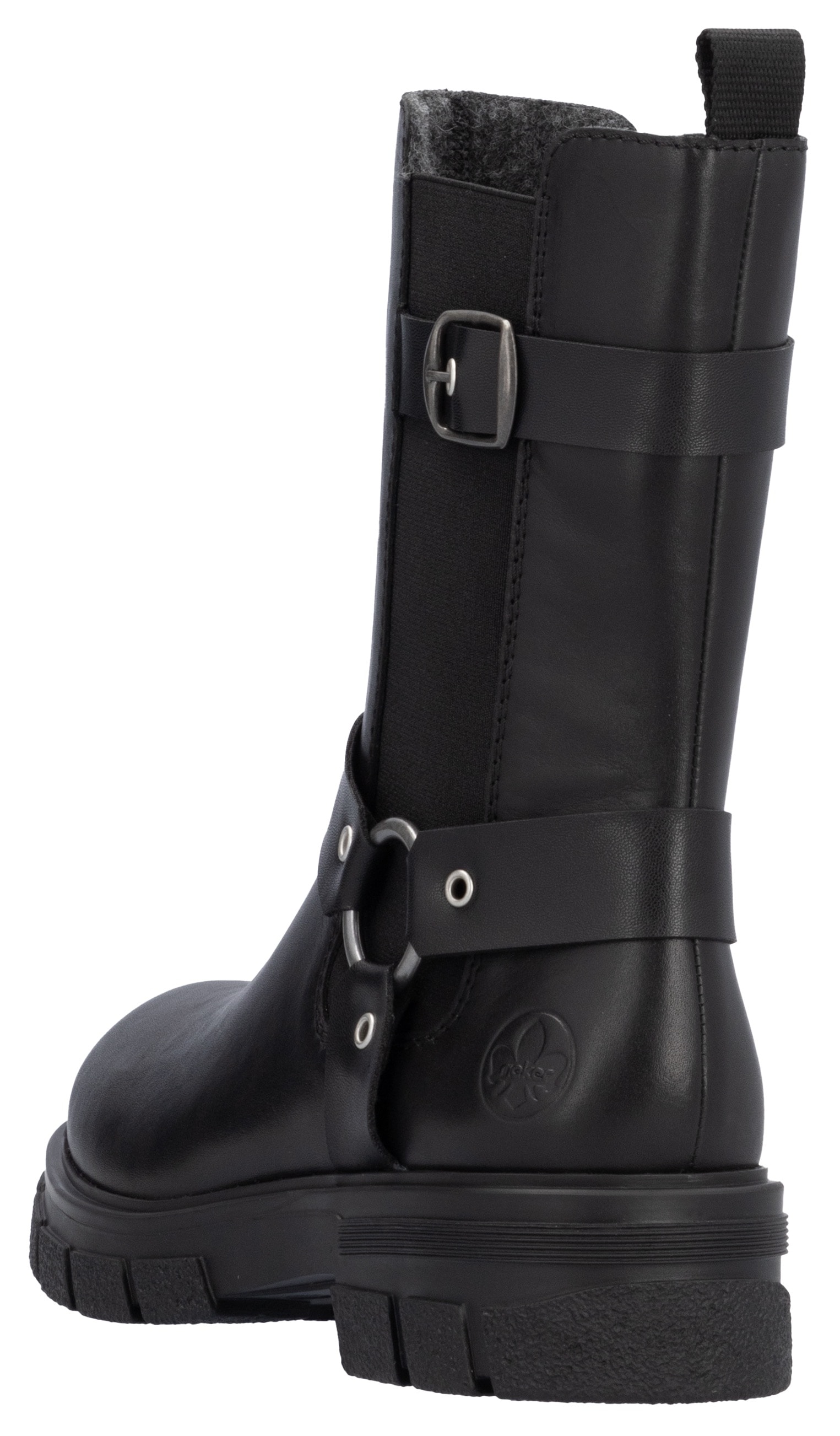 Rieker Chelseaboots, Bikerboots, Schlupfstiefelette mit Innenreißverschluss