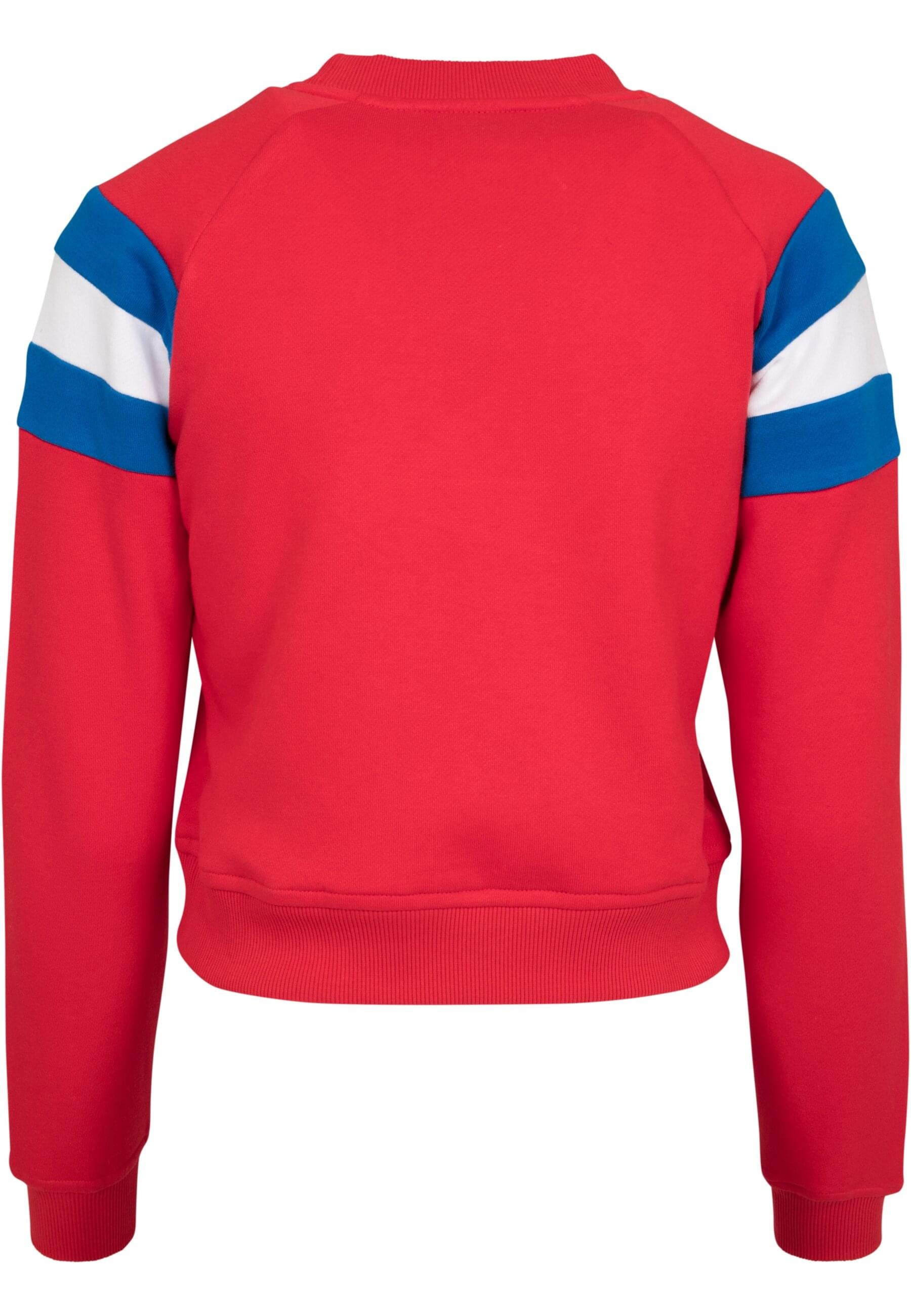 URBAN CLASSICS Sweatshirt »Urban Classics Damen Ladies Sleeve Stripe Crew«, (1 tlg.)