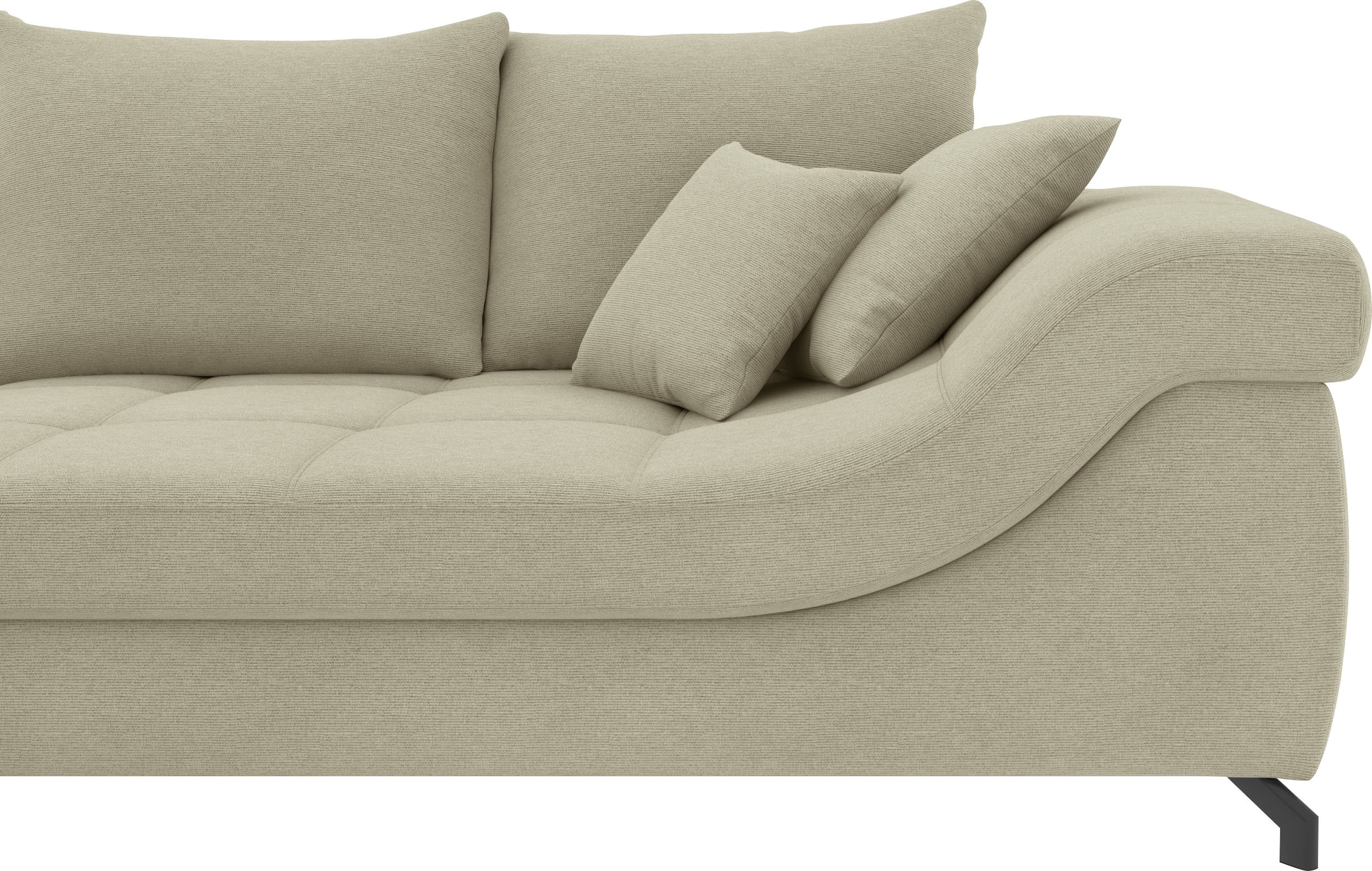 Mr. Couch Ecksofa »Taylor, L-Form, wahlweise mit Kaltschaum« wahlweise mit Kaltschaum bis 140 kg pro Sitzplatz belastbar