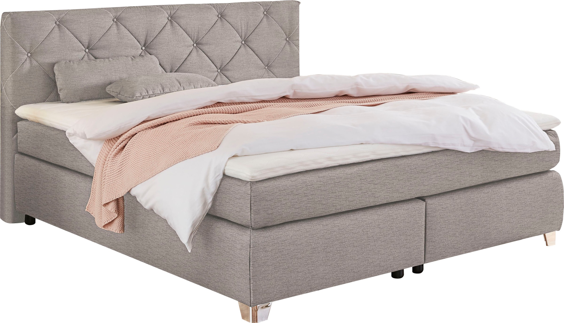 Jockenhöfer Gruppe Boxspringbett "Finja" mit Topper und Zierkissen, erhältl günstig online kaufen