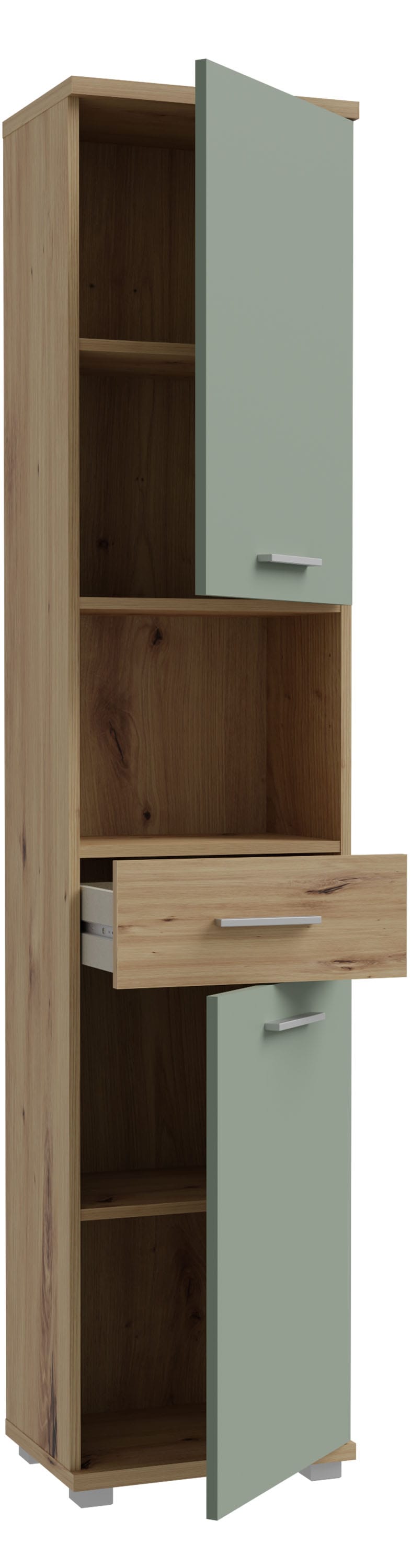 FORTE Hochschrank »Champ«, Hochschrank, Stauraum, 2 Türen, Schubkasten